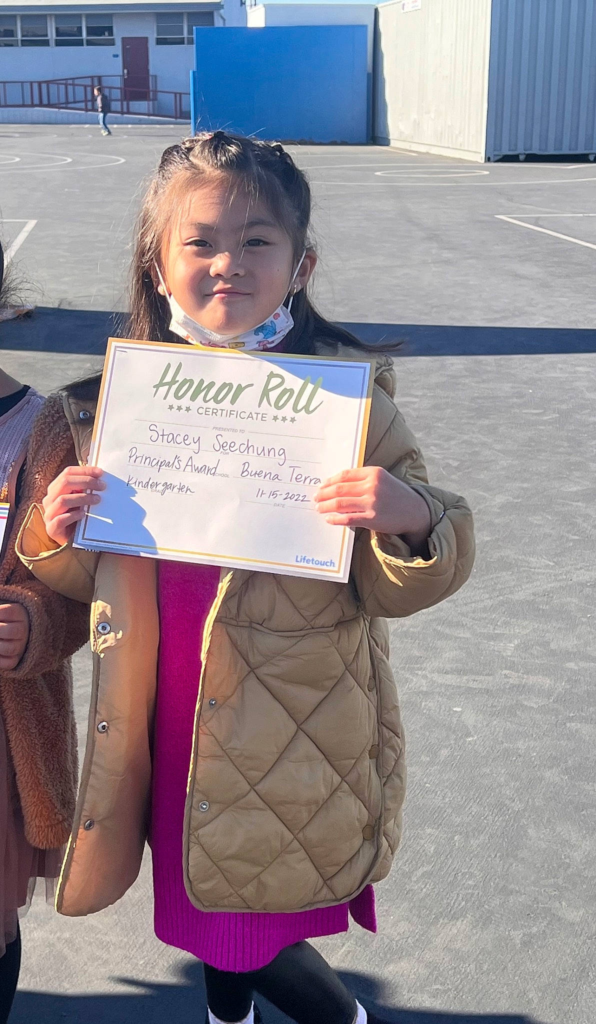 Stacey joined the competition — help win amazing prizes! belt, child, electric_blue, event, fun, hairstyle, handwriting, happy, joy, motor_vehicle, person, public_event, recreation, sitting, sleeve, snapshot, t_shirt, thumb, toddler, travel