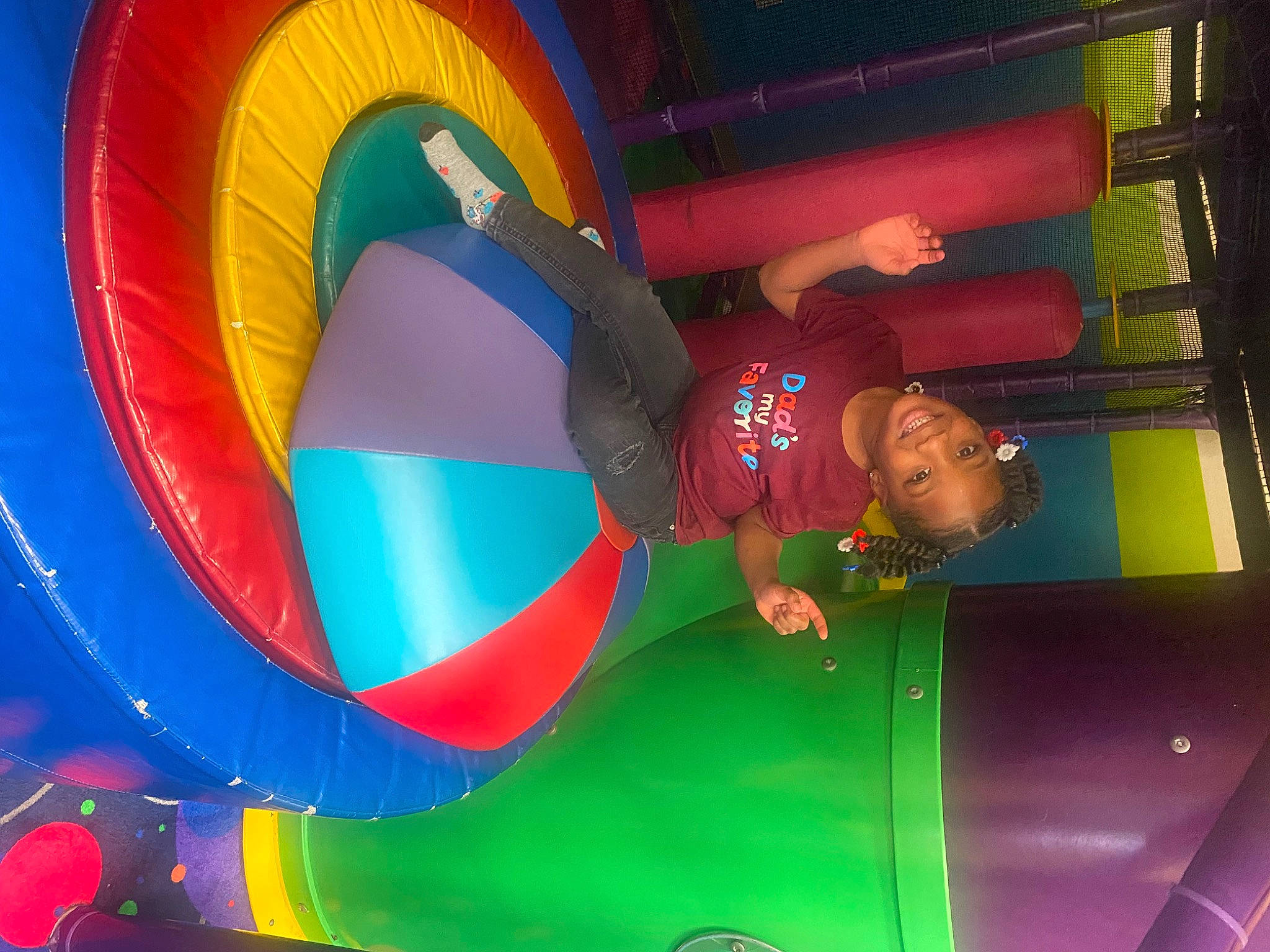 Kehlani joined the competition — help win amazing prizes! balloon, bounce_house, child, chute, city, electric_blue, fun, games, graphic_design, happy, inflatable, joy, leisure, magenta, outdoor_play_equipment, person, play, playground, recreation, smile