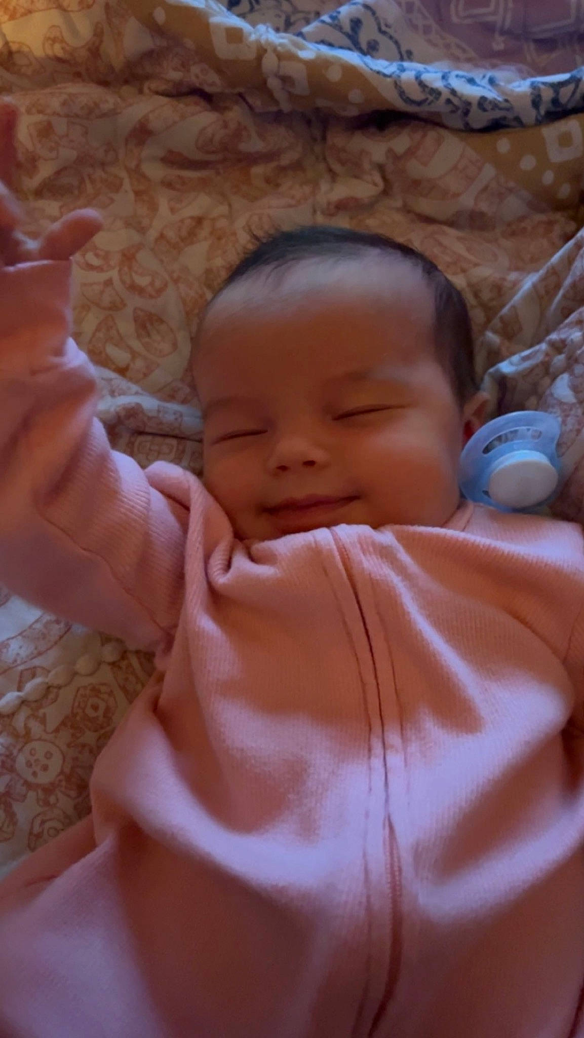 Wyatt is registered to the contest to win money with this photo: baby, cheek, chest, child, chin, eye, finger, fun, gesture, hand, happy, leisure, mouth, nose, person, skin, smile, thumb, toddler, tree