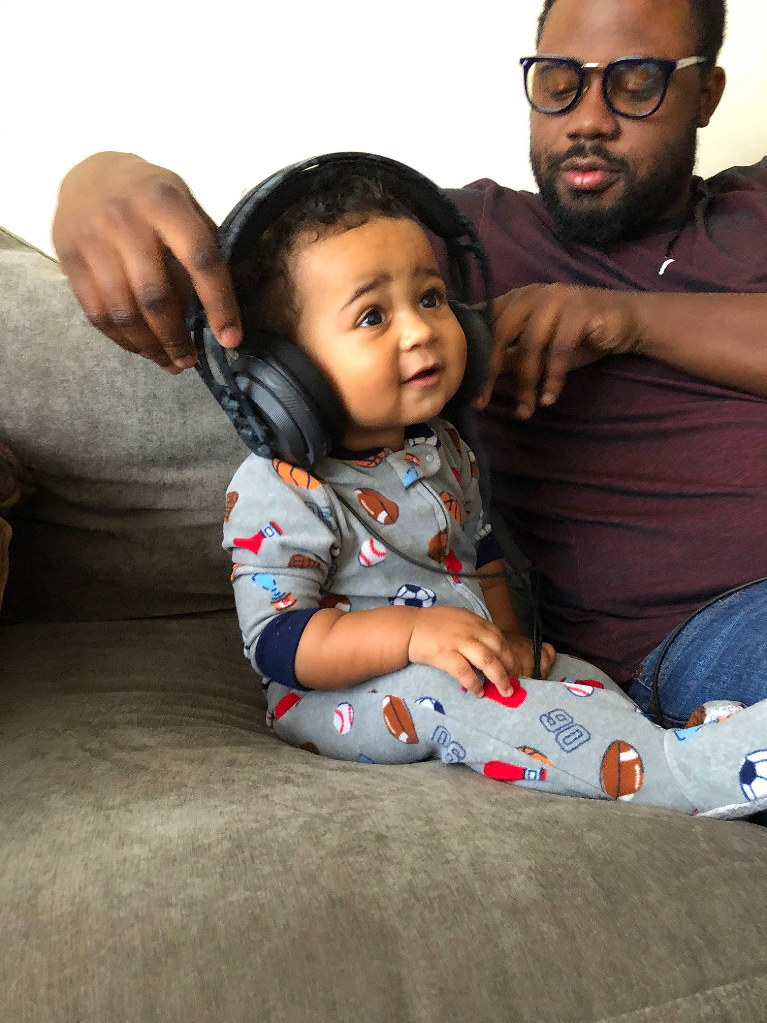 Aydrian joined the competition — help win amazing prizes! arm, baby, black_hair, cheek, child, daughter, family, father, fun, glasses, leg, male, mother, people, person, photography, sibling, sitting, smile, toddler