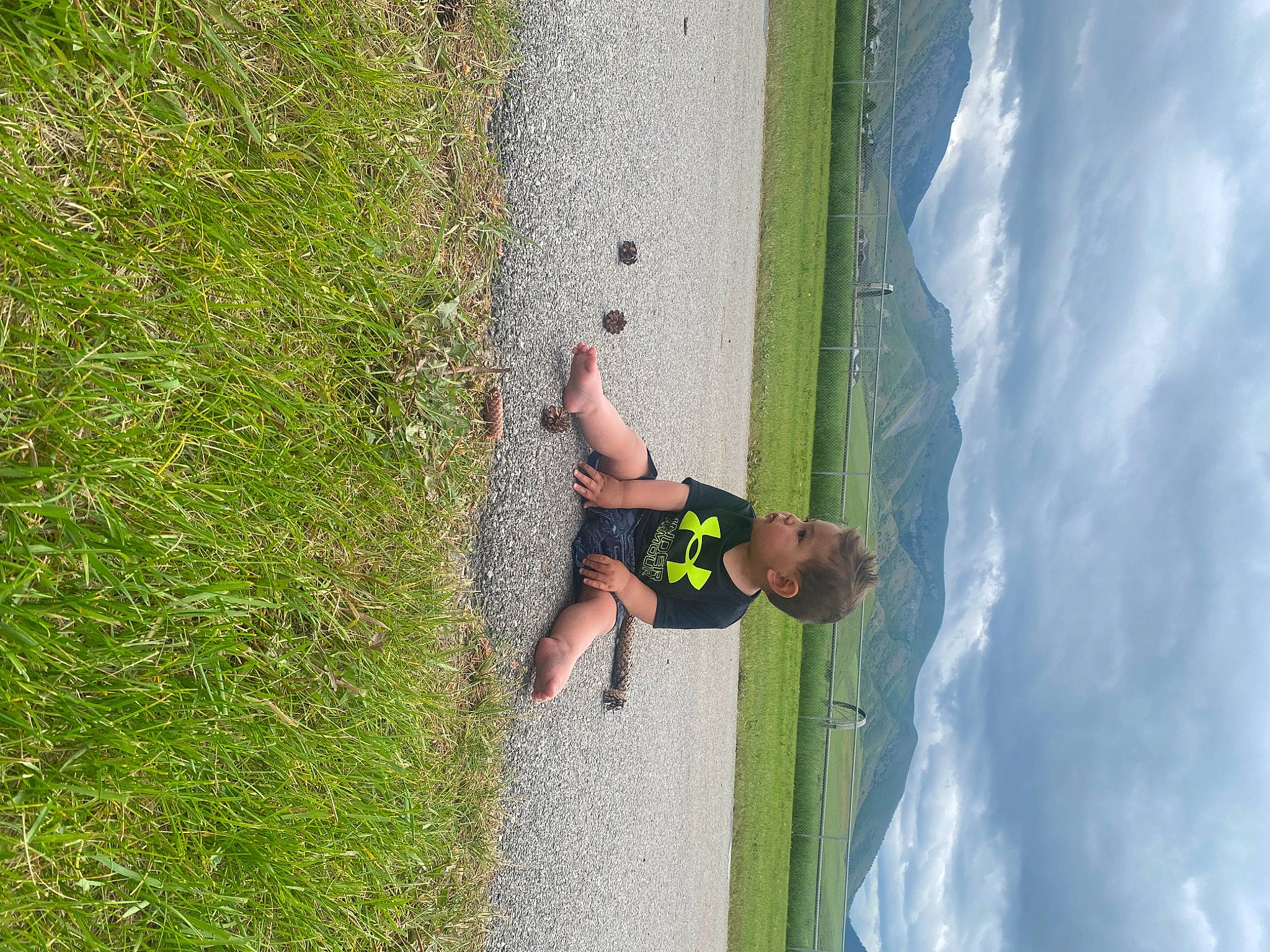 Easton joined the competition — help win amazing prizes! adventure, air_sports, cloud, elbow, extreme_sport, fun, grass, grassland, knee, landscape, leisure, people_in_nature, person, plant, recreation, shadow, sky, sport_climbing, sports, tree