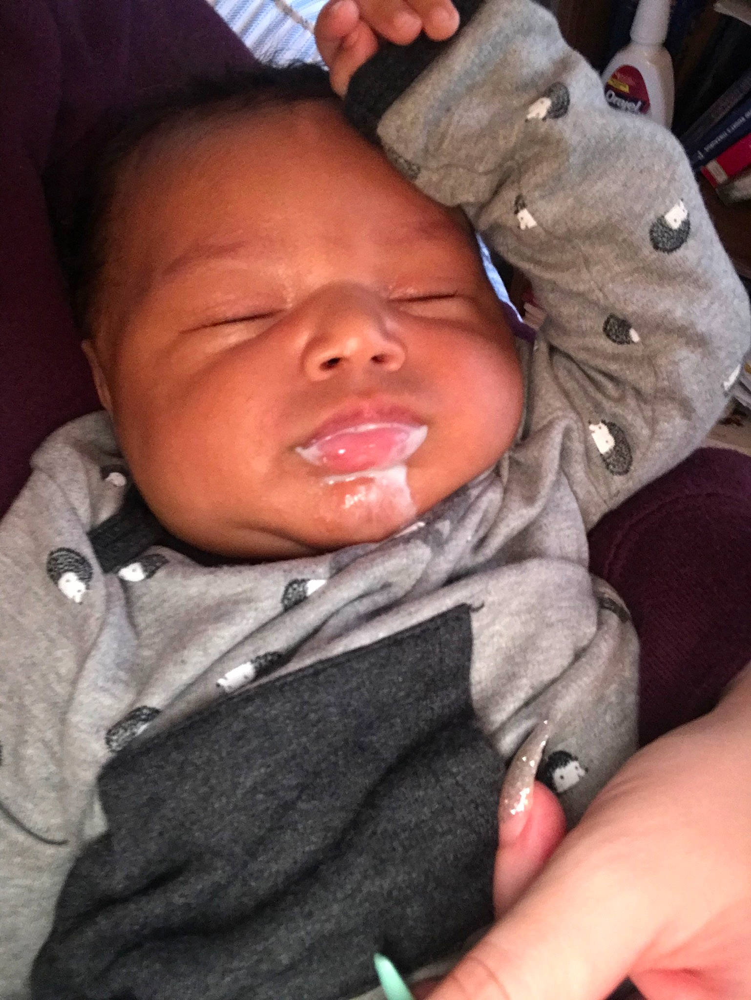 Deonte joined the competition — help win amazing prizes! baby, cheek, child, chin, cool, ear, eye, face, facial_expression, finger, forehead, hand, head, lip, mouth, nose, person, skin, smile, thumb