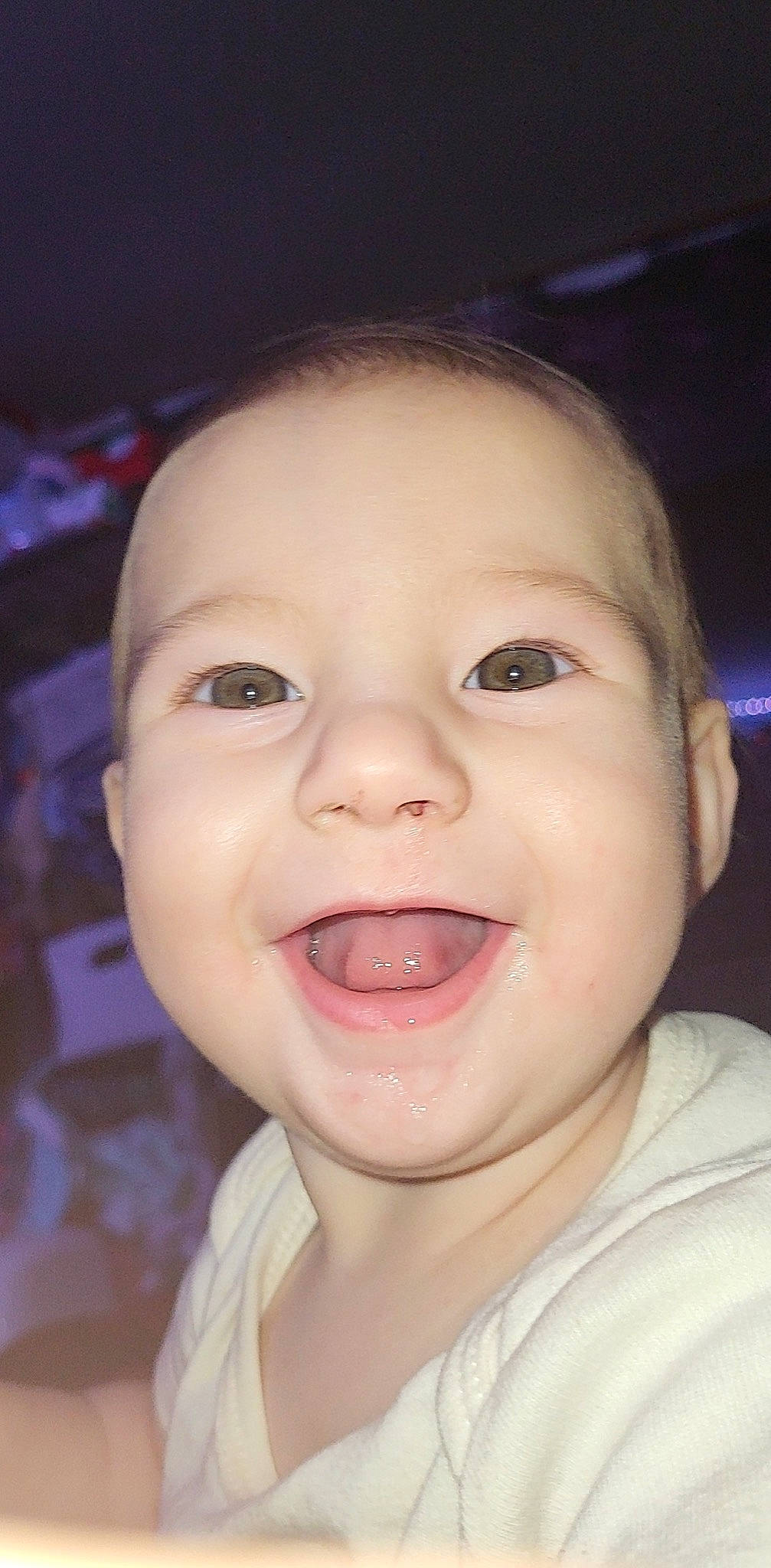 Ava Rae joined the competition — help win amazing prizes! baby, cheek, chin, cool, ear, eyebrow, eyelash, flash_photography, forehead, happy, iris, jaw, lip, mouth, nose, person, skin, smile, toddler, tongue