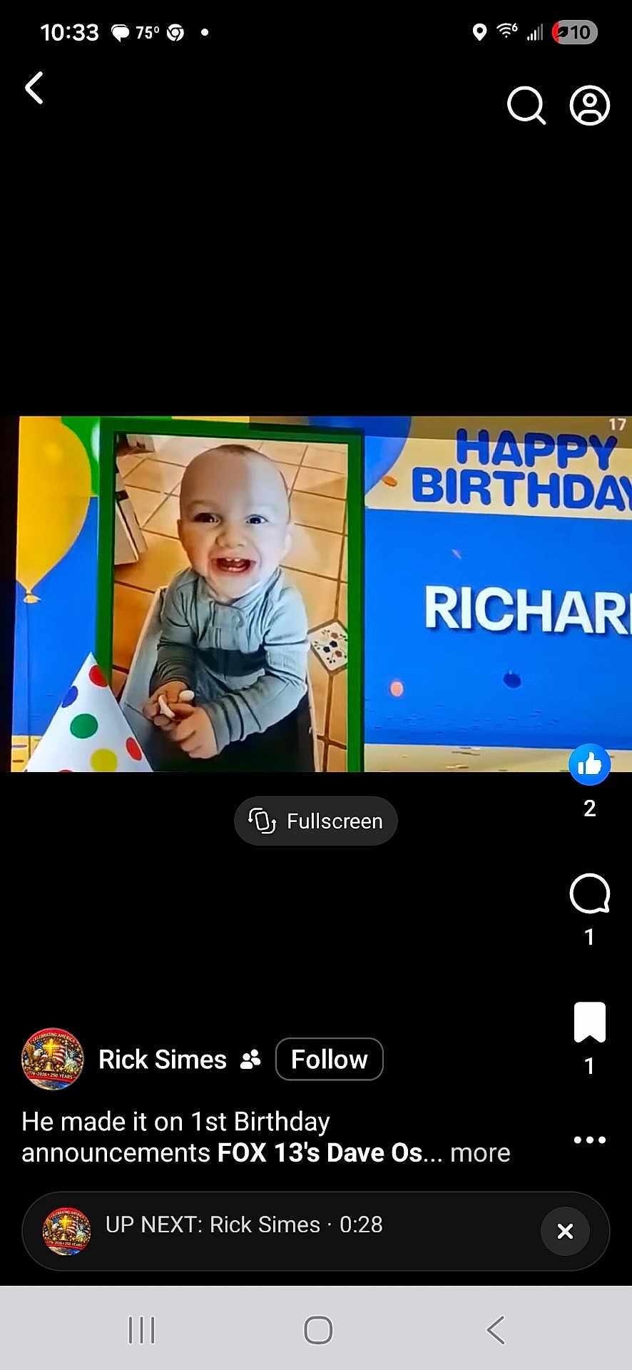 Richard joined the competition — help win amazing prizes! baby, child, smile, birthday, party, balloon, confetti, hat, tile_floor, frame, celebration, portrait, indoor, happy, person, announcement, colorful, event, young_child, photograph