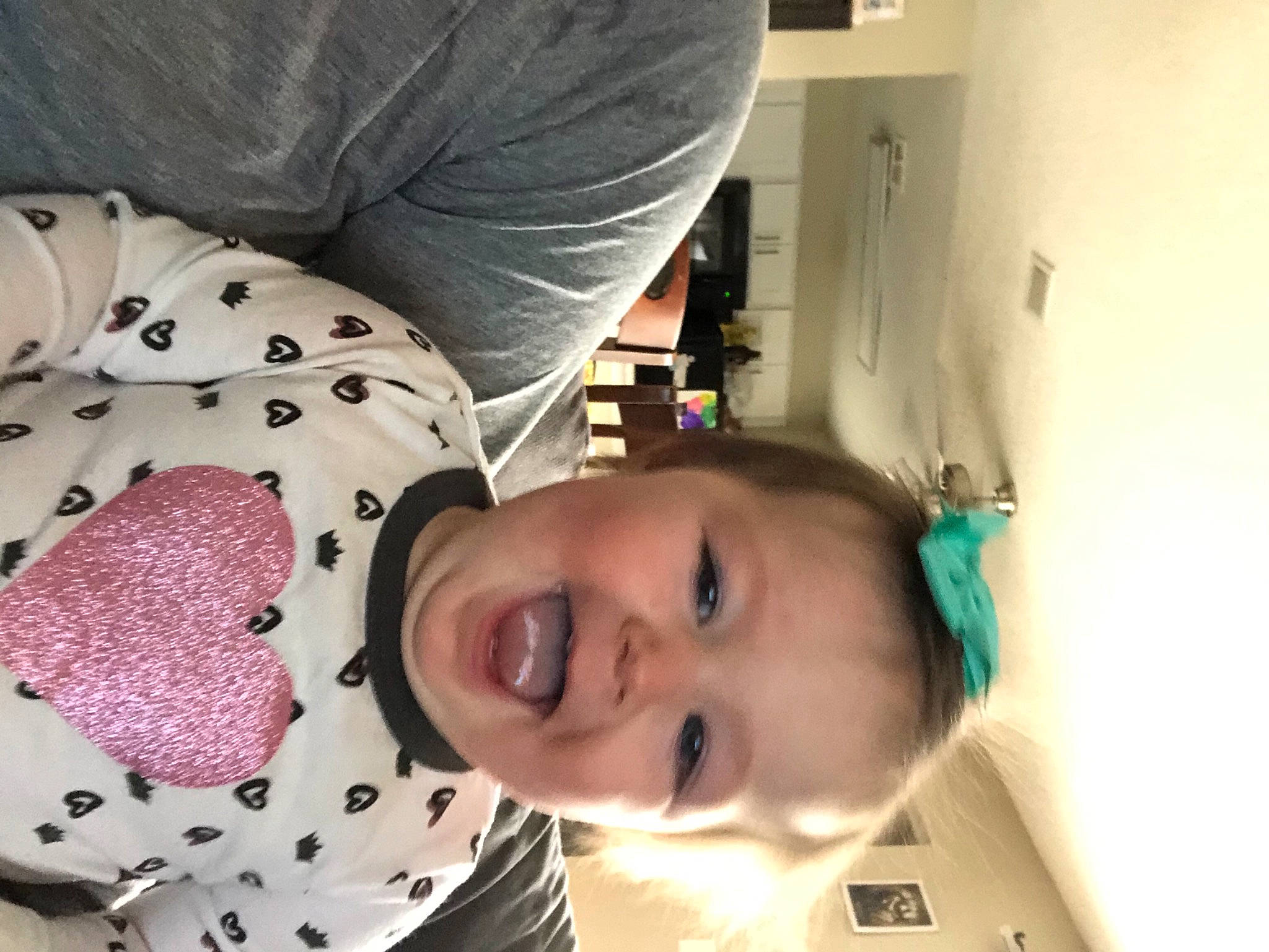 Ivy joined the competition — help win amazing prizes! baby, baby_toddler_clothing, eyelash, nightwear, person, polka_dot, selfie, sleeve, throat, toddler