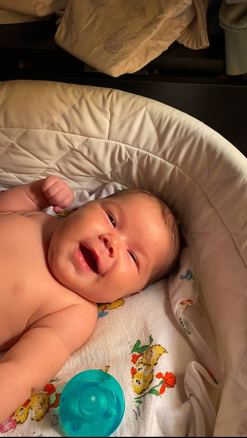 Lakelyn is registered to the contest to win money with this photo: baby, baby_sleeping, baby_toddler_clothing, cheek, child, chin, comfort, eye, eyebrow, face, finger, hand, head, human_body, lip, mouth, nose, person, skin, smile