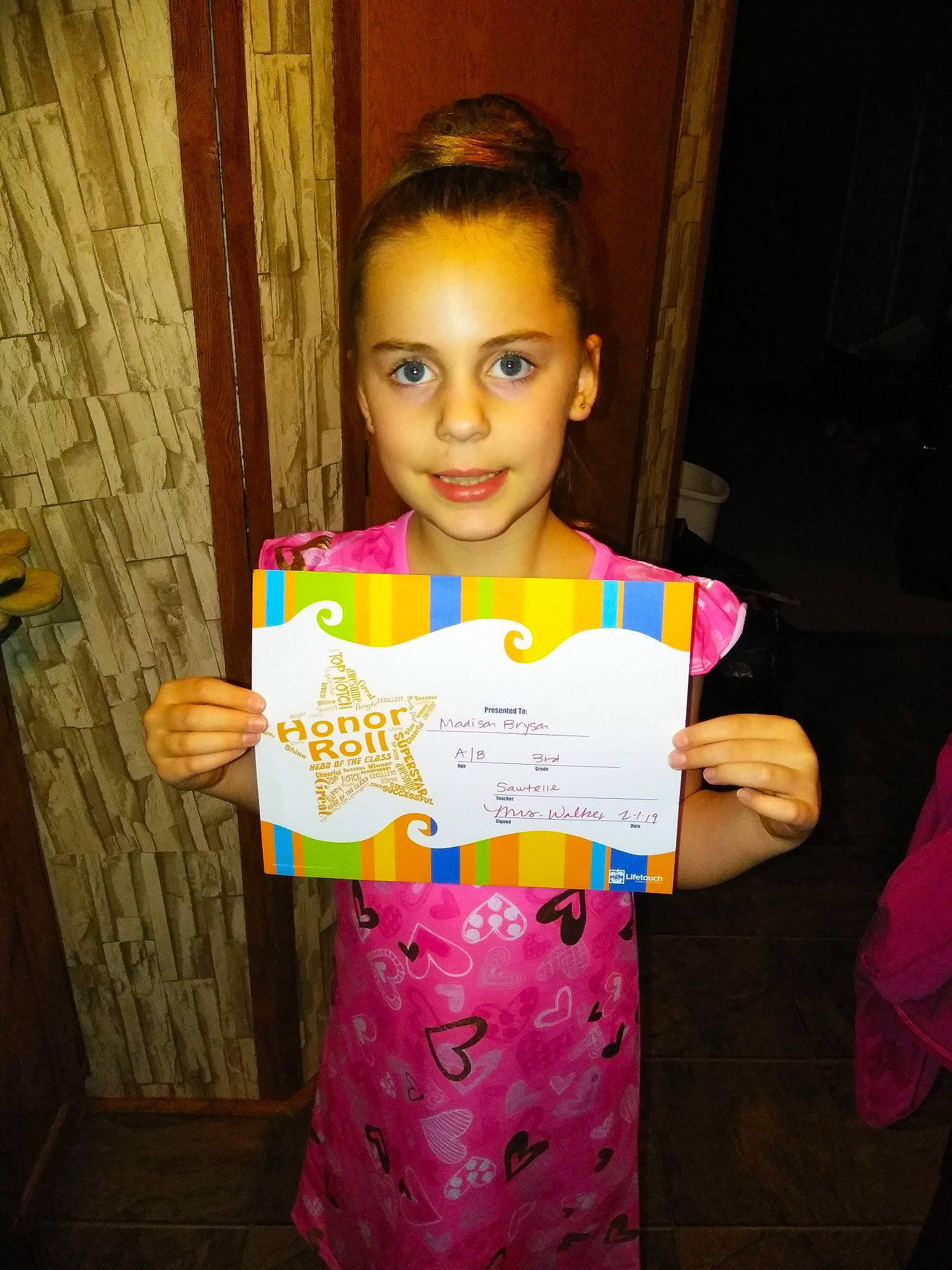 Madison is registered to the contest to win money with this photo: child, fun, party, person, pink, smile, toddler