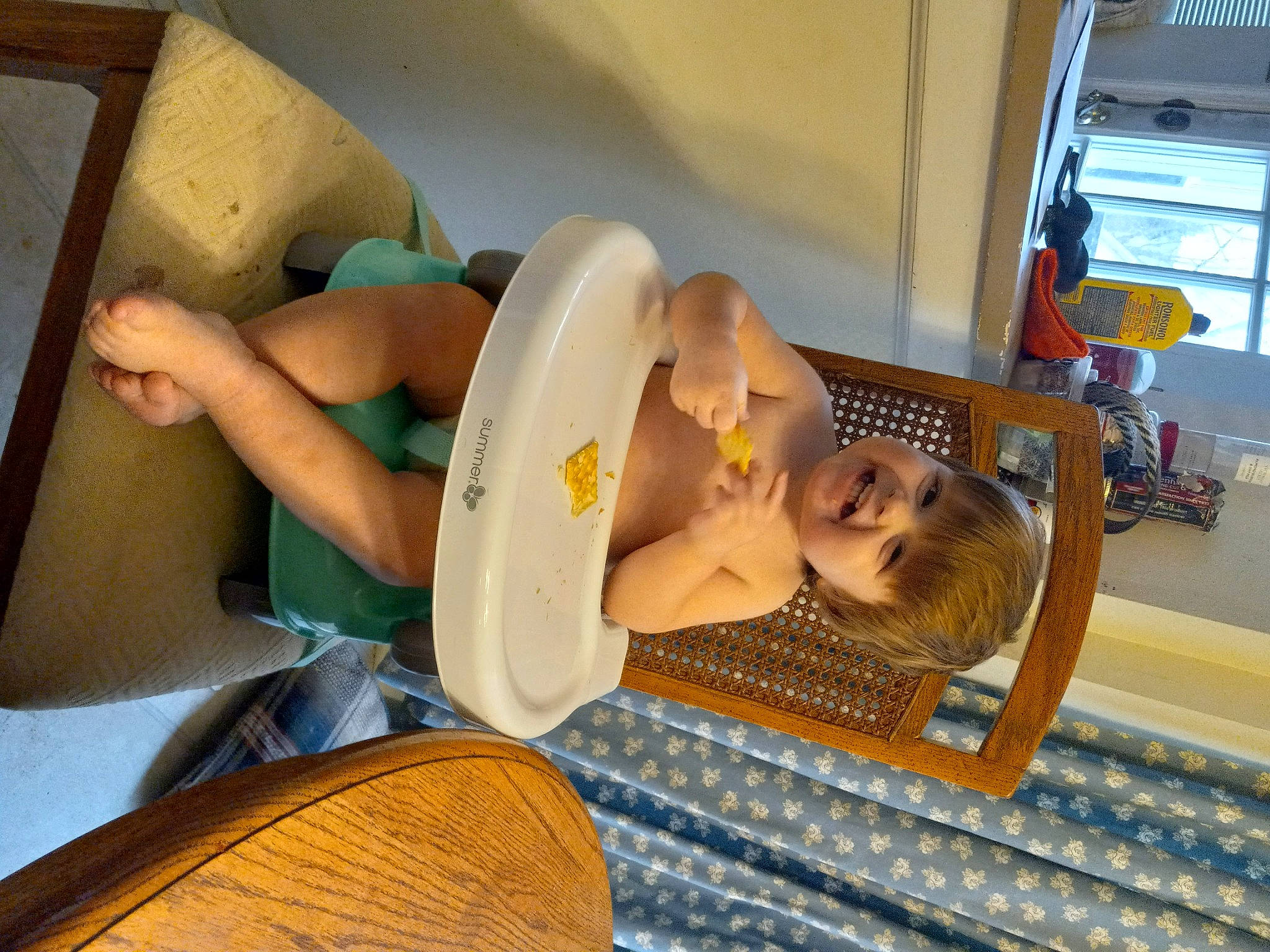 Dallas joined the competition — help win amazing prizes! baby, baby_products, child, comfort, flooring, fun, hat, health_care, human_leg, leisure, person, plastic, room, sitting, tableware, thigh, toddler, vacation, wood