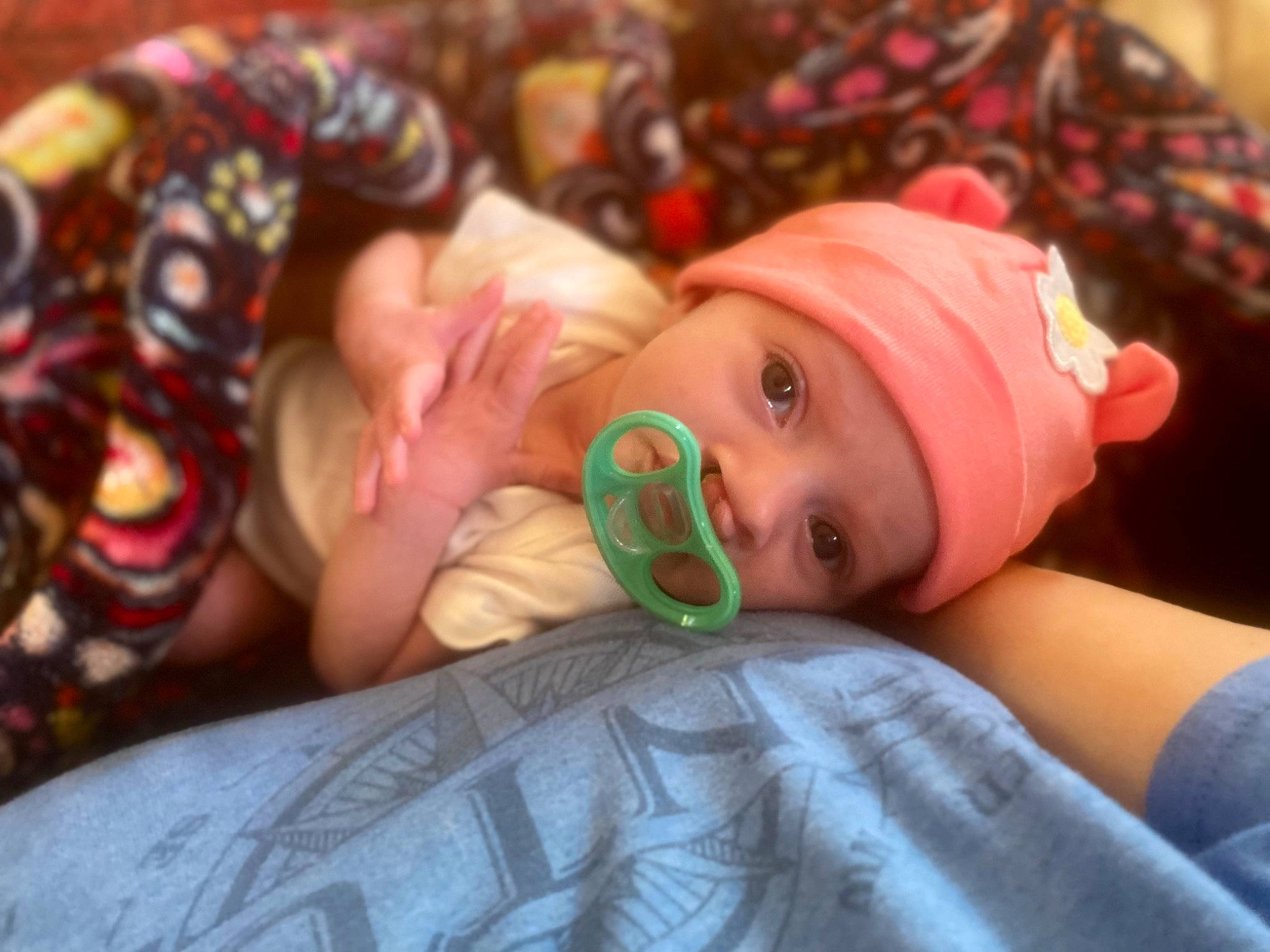 Blair joined the competition — help win amazing prizes! baby, bedding, blanket, cheek, child, comfort, doll, event, flesh, fun, headwear, linens, mouth, nail, person, room, skin, toddler