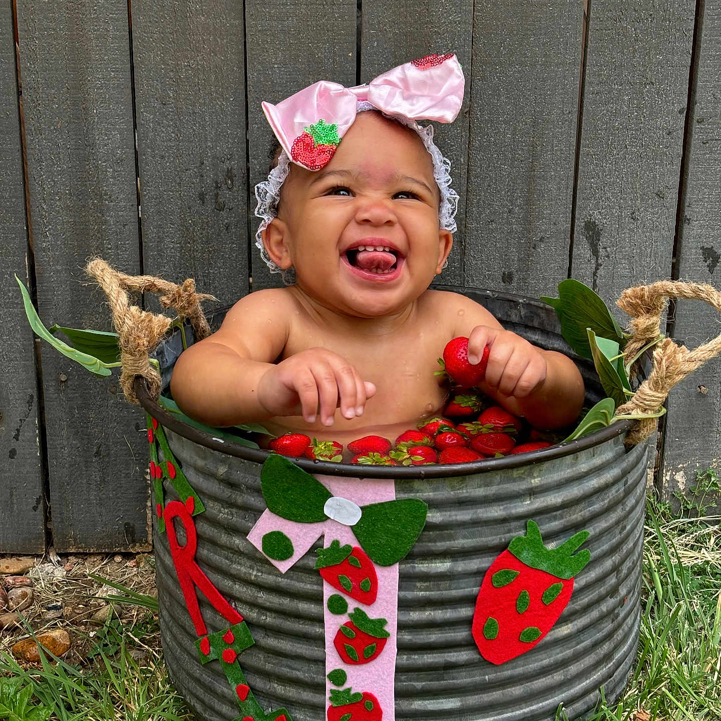 Azariah is registered to the contest to win money with this photo: backyard, clothing, dress, face, grass, hat, head, jar, nature, outdoors, person, photography, plant, planter, portrait, pottedplant, pottery, summer, vase, yard