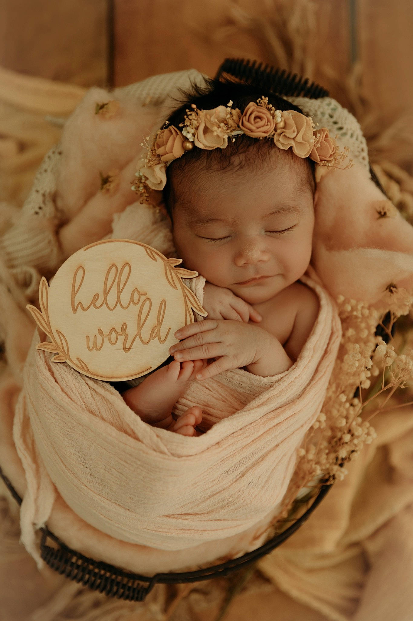 June a rejoint le concours — aidez-le/la à gagner de superbes lots ! arm, baby, baby_sleeping, baby_toddler_clothing, cheek, child, comfort, eye, gesture, hair_accessory, hand, happy, head, headband, headgear, headpiece, headwear, jewellery, person, skin