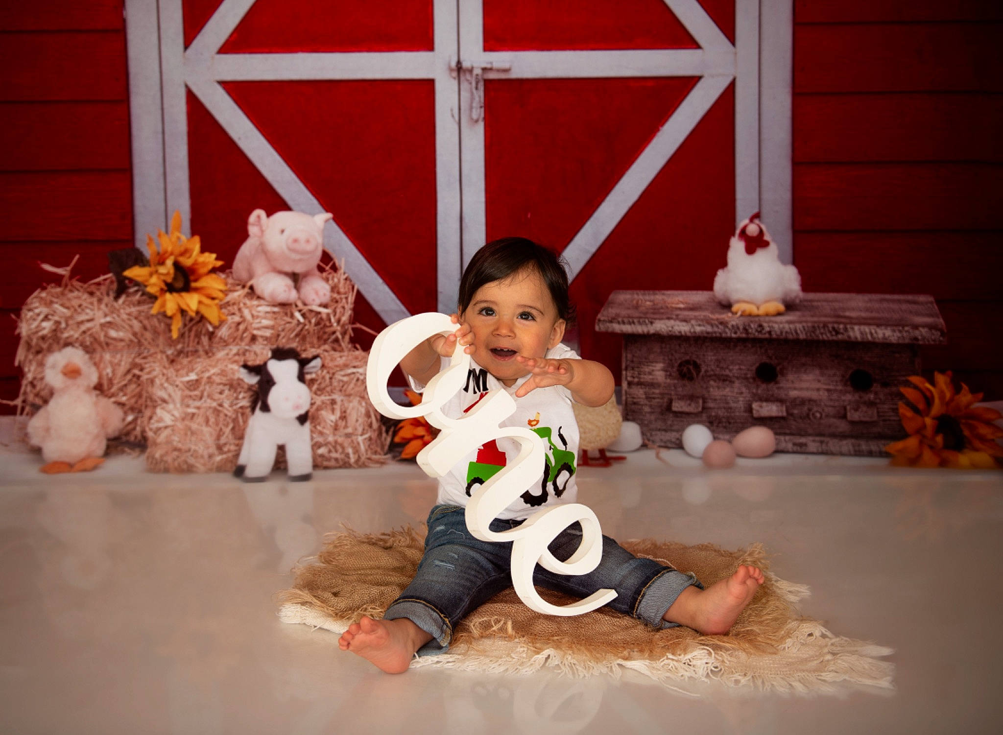 Aj is registered to the contest to win money with this photo: baby_toddler_clothing, christmas, doll, event, fawn, fun, fur, happy, holiday, leisure, mammal, person, pink, plush, room, stuffed_toy, teddy_bear, textile, toddler, toy