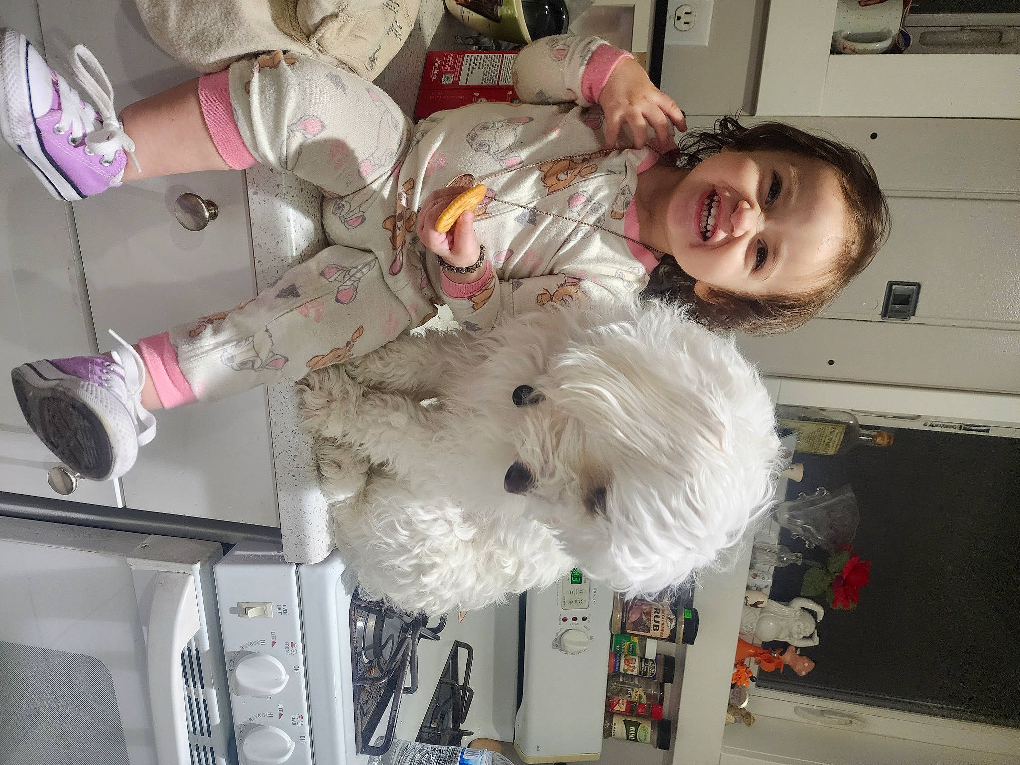 Jolene joined the competition — help win amazing prizes! ceiling, event, fashion_design, fun, fur, joy, machine, person, room, smile, white