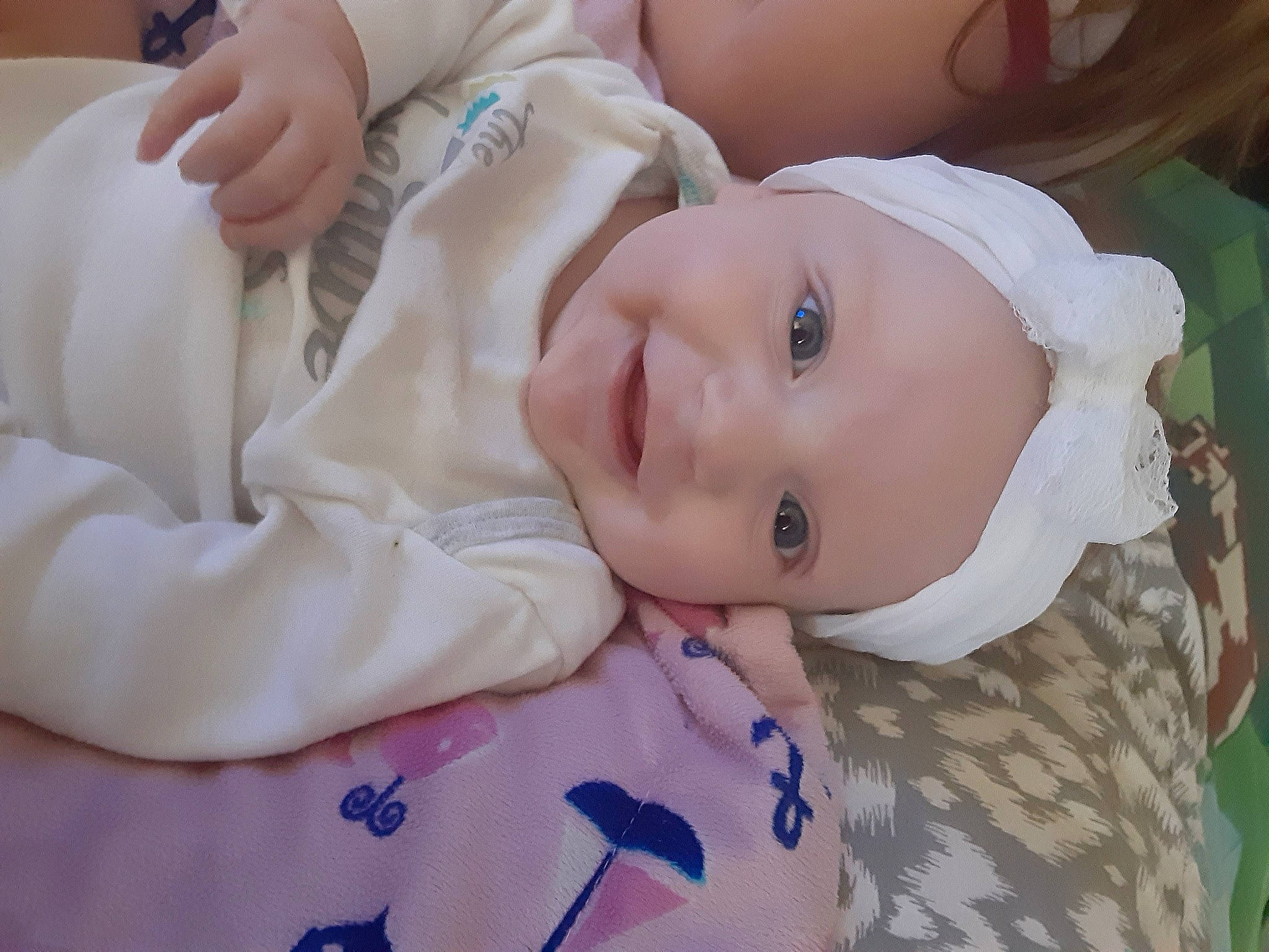 Arabella joined the competition — help win amazing prizes! baby, bedtime, cheek, child, eye, headwear, lip, mouth, nose, person, skin, toddler