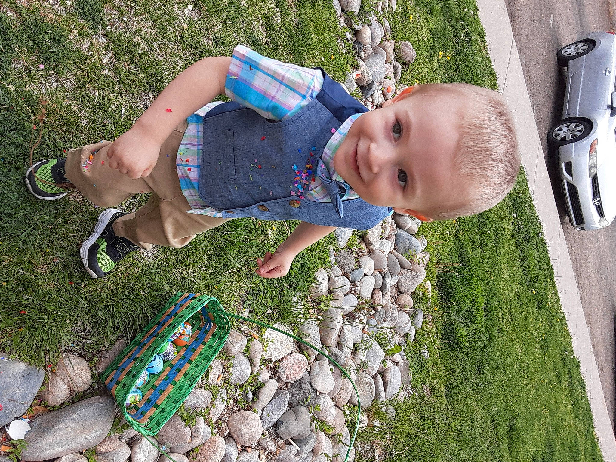 Micheal joined the competition — help win amazing prizes! grass, joy, person