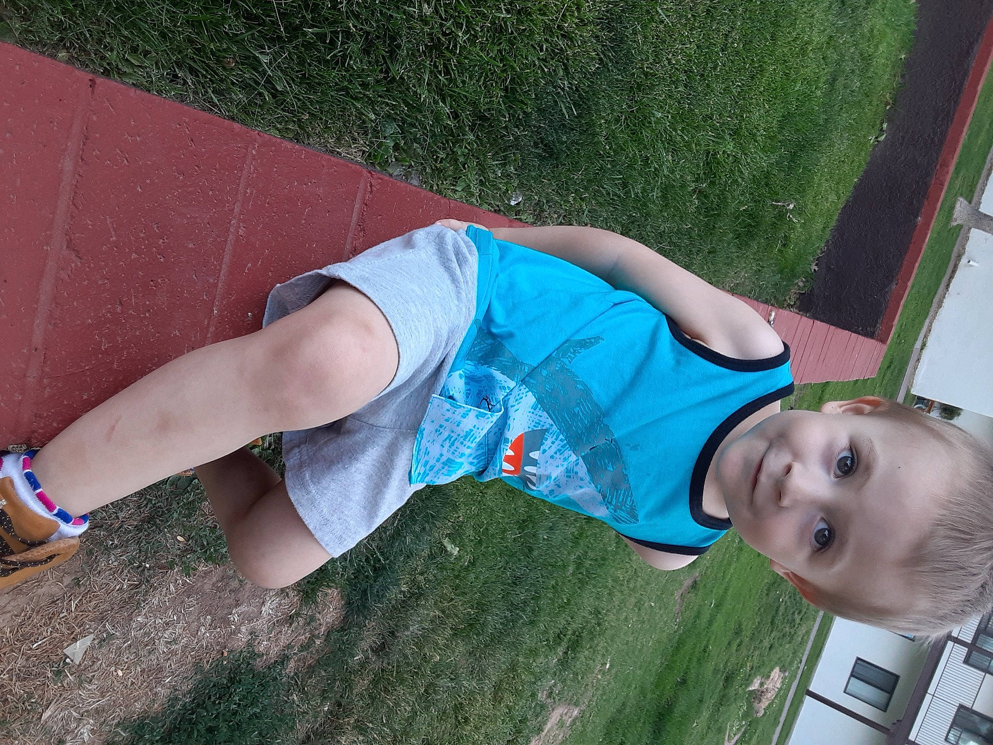 Micheal joined the competition — help win amazing prizes! arm, grass, joy, leg, person, plant, trunk