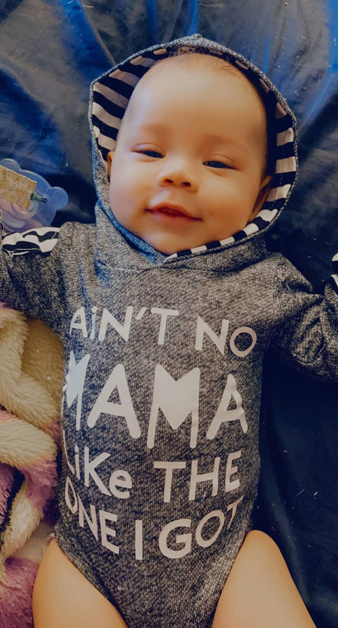 K Ashious is registered to the contest to win money with this photo: baby, baby_toddler_clothing, cheek, chest, child, cool, eye, facial_expression, finger, gesture, happy, headgear, pattern, person, skin, sleeve, smile, temporary_tattoo, thumb, toddler