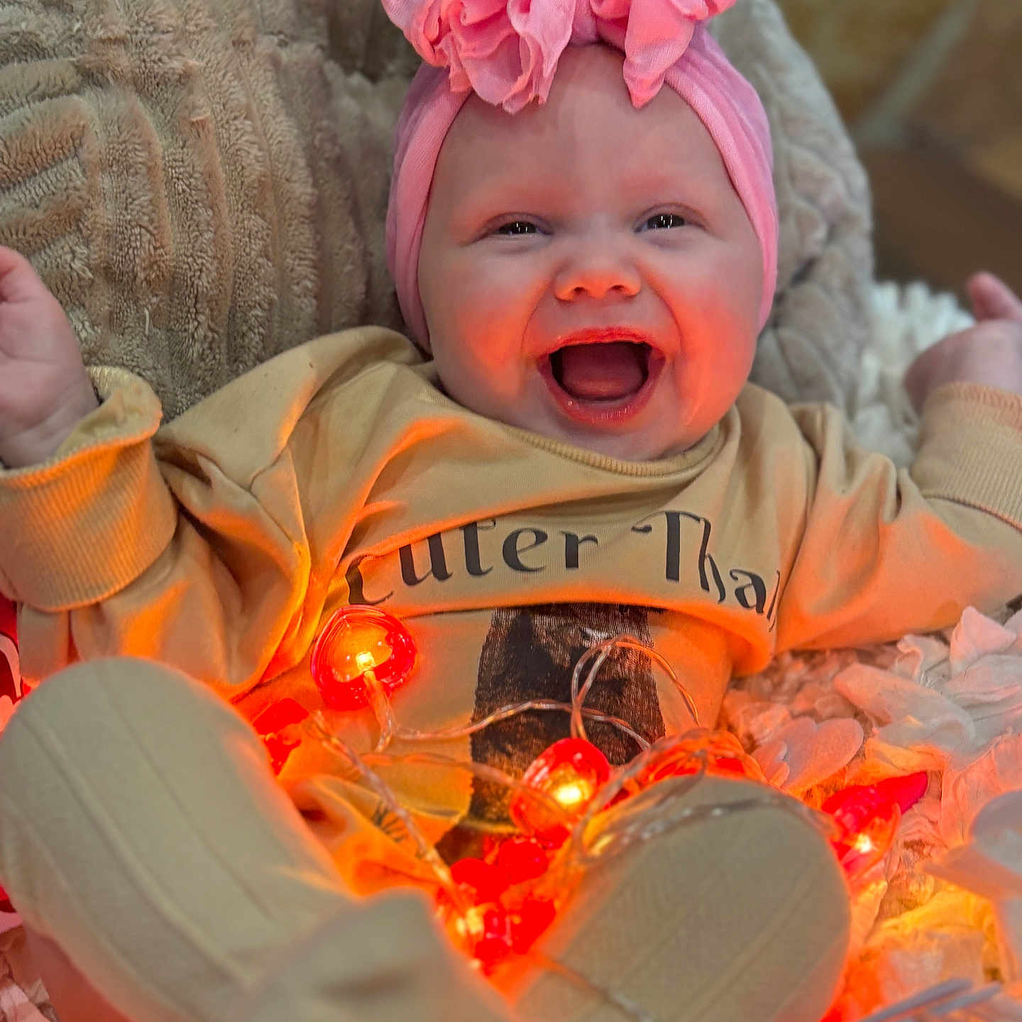 Willow joined the competition — help win amazing prizes! accessories, baby, bodypart, bonnet, cap, clothing, couch, face, finger, flower, furniture, glove, hand, hat, head, person, photography, plant, portrait, rose