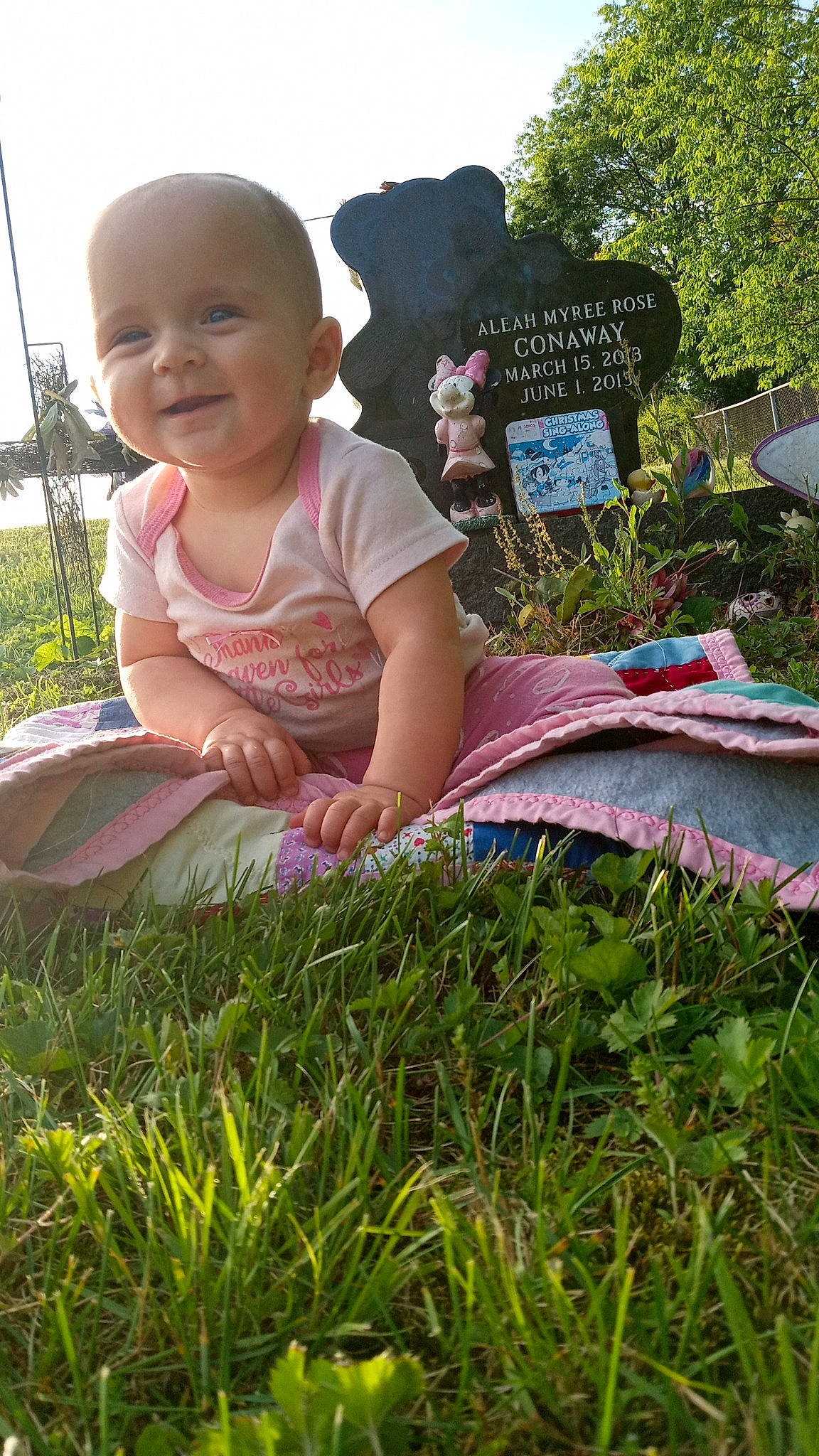 Serenity Ruth is registered to the contest to win money with this photo: baby, baby_toddler_clothing, child, event, fun, grass, grass_family, grassland, happy, lawn, leaf, leisure, people_in_nature, person, plant, recreation, sitting, sky, smile, toddler