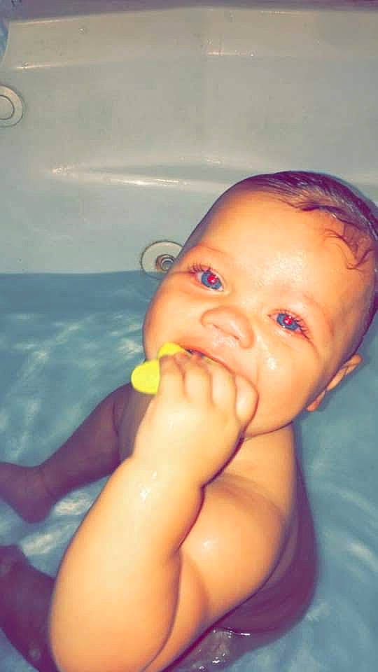 Dominik is registered to the contest to win money with this photo: baby, cheek, child, chin, ear, eye, face, finger, forehead, fun, hand, head, lip, mouth, muscle, neck, nose, person, skin, smile