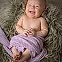 Autumn joined the competition — help win amazing prizes! baby, smiling, blanket, purple, fluffy, rug, barefoot, happy, infant, cute, hand, feet, skin, lying_down, portrait, child, cozy, soft_texture, relaxed, indoors