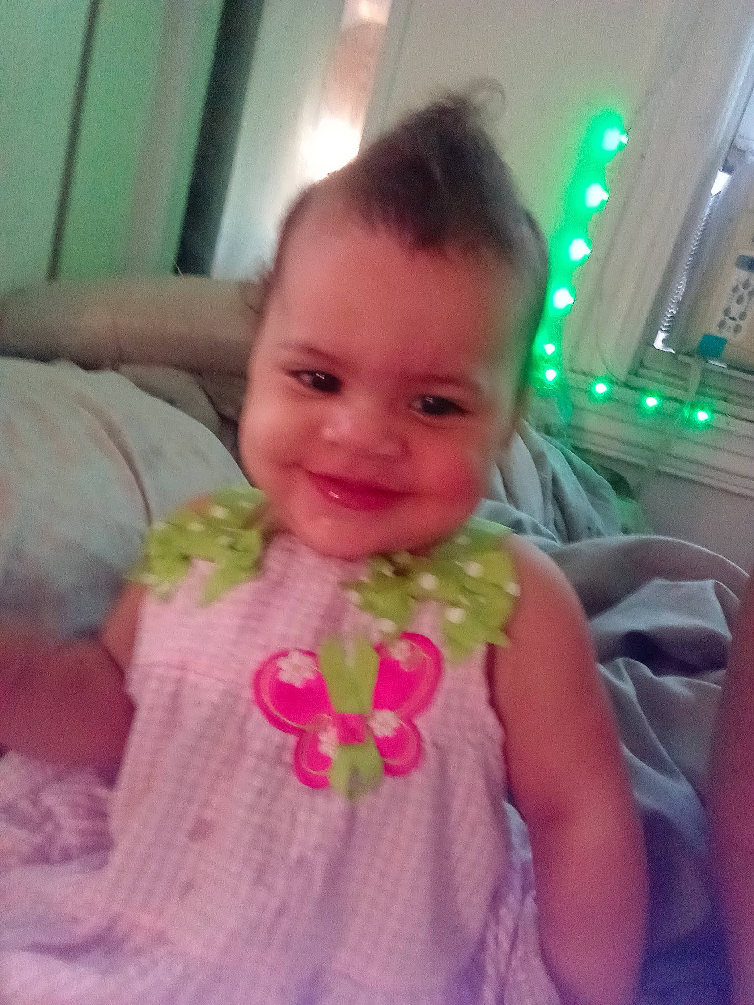 Jaidha joined the competition — help win amazing prizes! baby, baby_products, baby_toddler_clothing, chair, cheek, child, event, eye, finger, fun, happy, iris, joy, magenta, person, pink, room, skin, smile, thumb