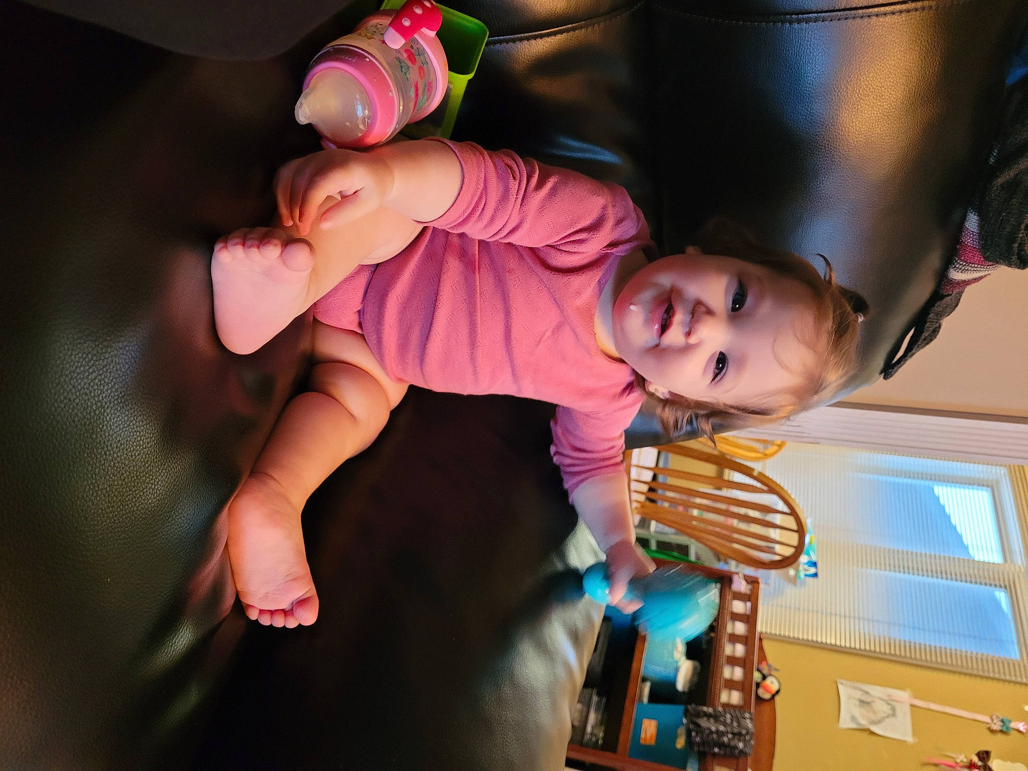 Lydia joined the competition — help win amazing prizes! baby, baby_products, baby_toddler_clothing, child, event, fun, happy, hat, leisure, magenta, party, person, pink, play, room, sitting, smile, snapshot, toddler, vacation