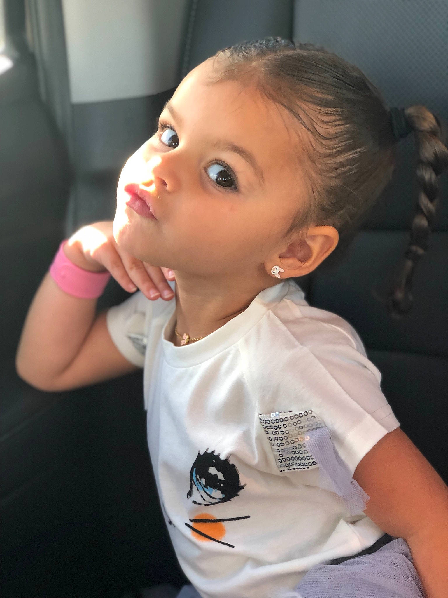 Alyna joined the competition — help win amazing prizes! baby, cheek, child, chin, ear, face, hair, head, lip, mouth, neck, nose, person, skin, toddler