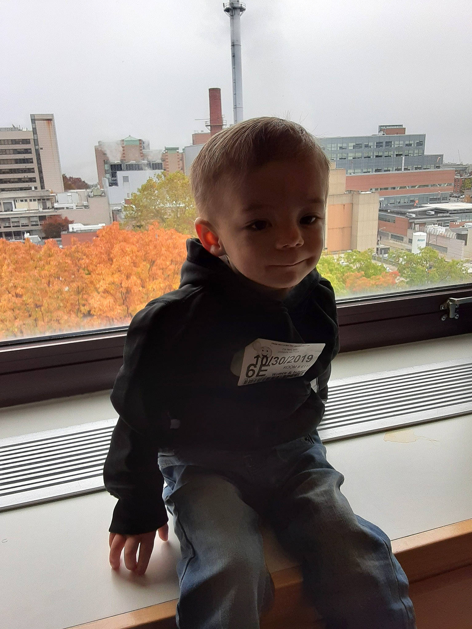 Matthew Jr joined the competition — help win amazing prizes! child, person, smile, standing, toddler