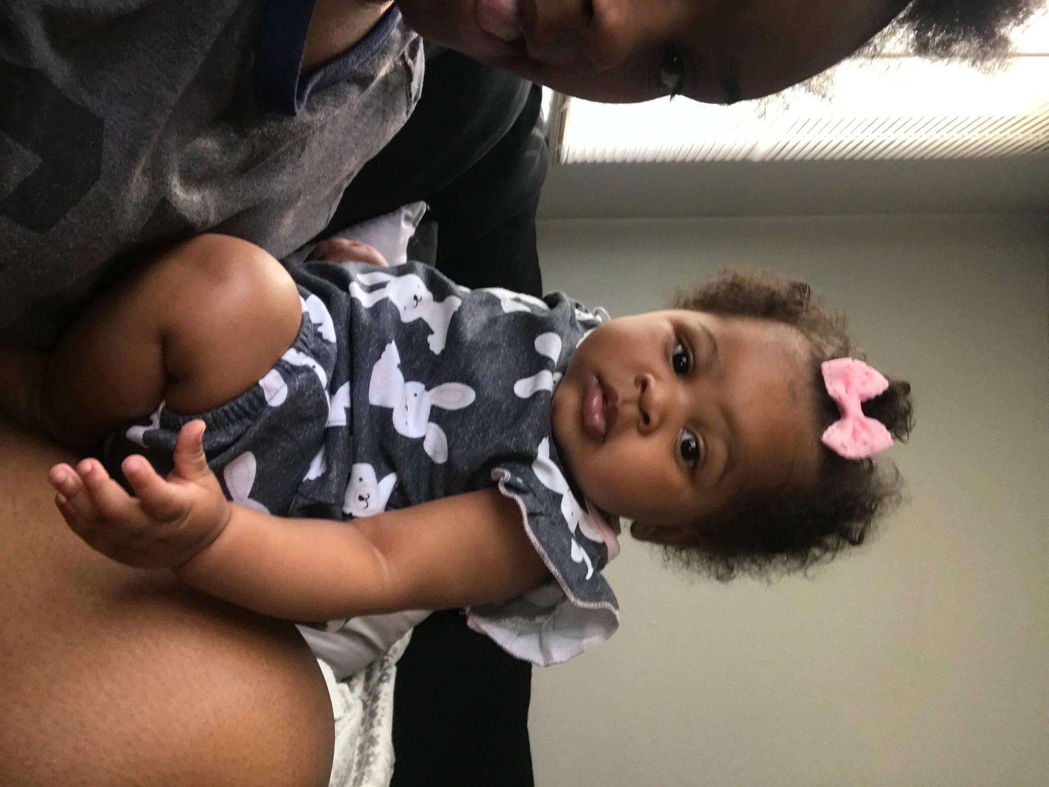 Braelyn joined the competition — help win amazing prizes! abdomen, baby, black_hair, cheek, chest, child, elbow, eyelash, eyewear, flash_photography, fun, gesture, happy, mouth, nose, person, sitting, skin, thigh, toddler