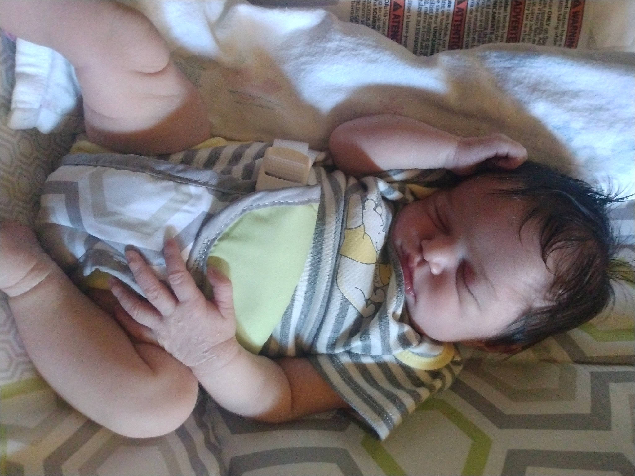 Ariyah joined the competition — help win amazing prizes! baby, baby_products, baby_toddler_clothing, bedtime, cheek, chest, child, comfort, finger, foot, human_body, human_leg, nail, nap, pattern, person, skin, thigh, thumb, toddler