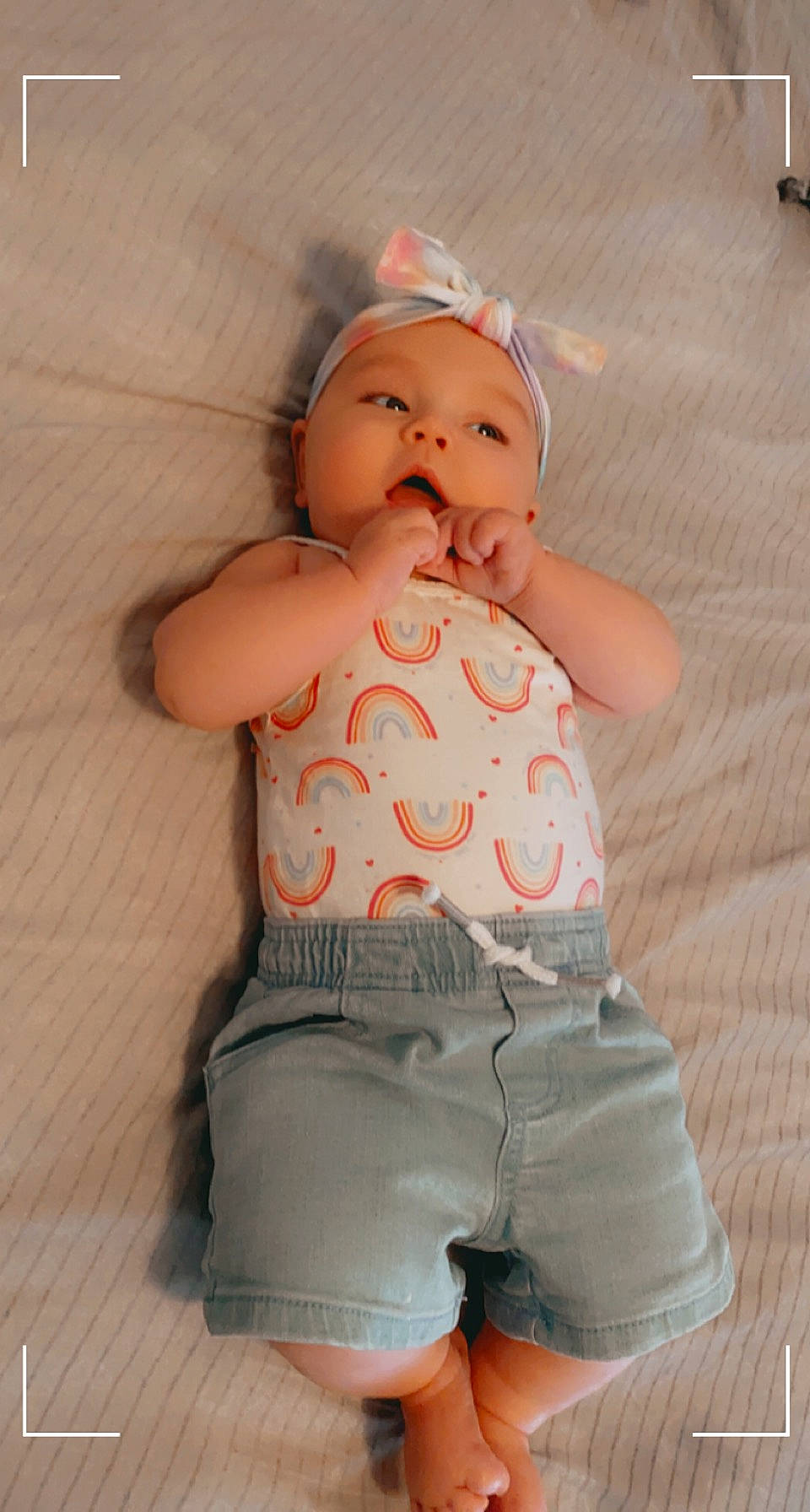 Alainah is registered to the contest to win money with this photo: abdomen, arm, baby, baby_toddler_clothing, cheek, chest, hand, headwear, human_body, lip, neck, nose, person, pink, shoulder, skin, sleeve, stomach, thigh, toddler