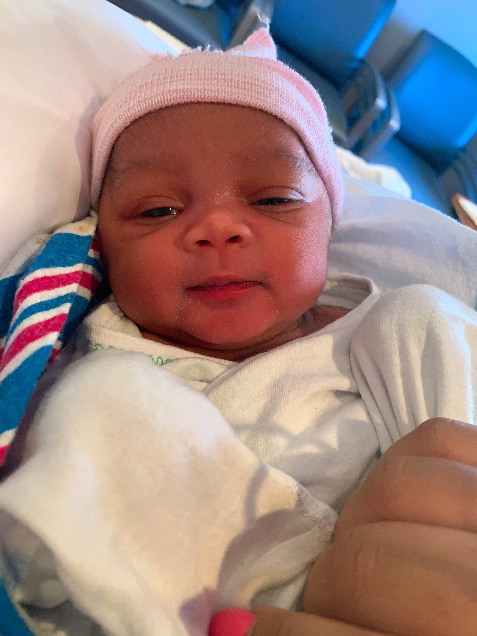 Kimora joined the competition — help win amazing prizes! baby, cheek, child, head, headwear, person, skin, toddler