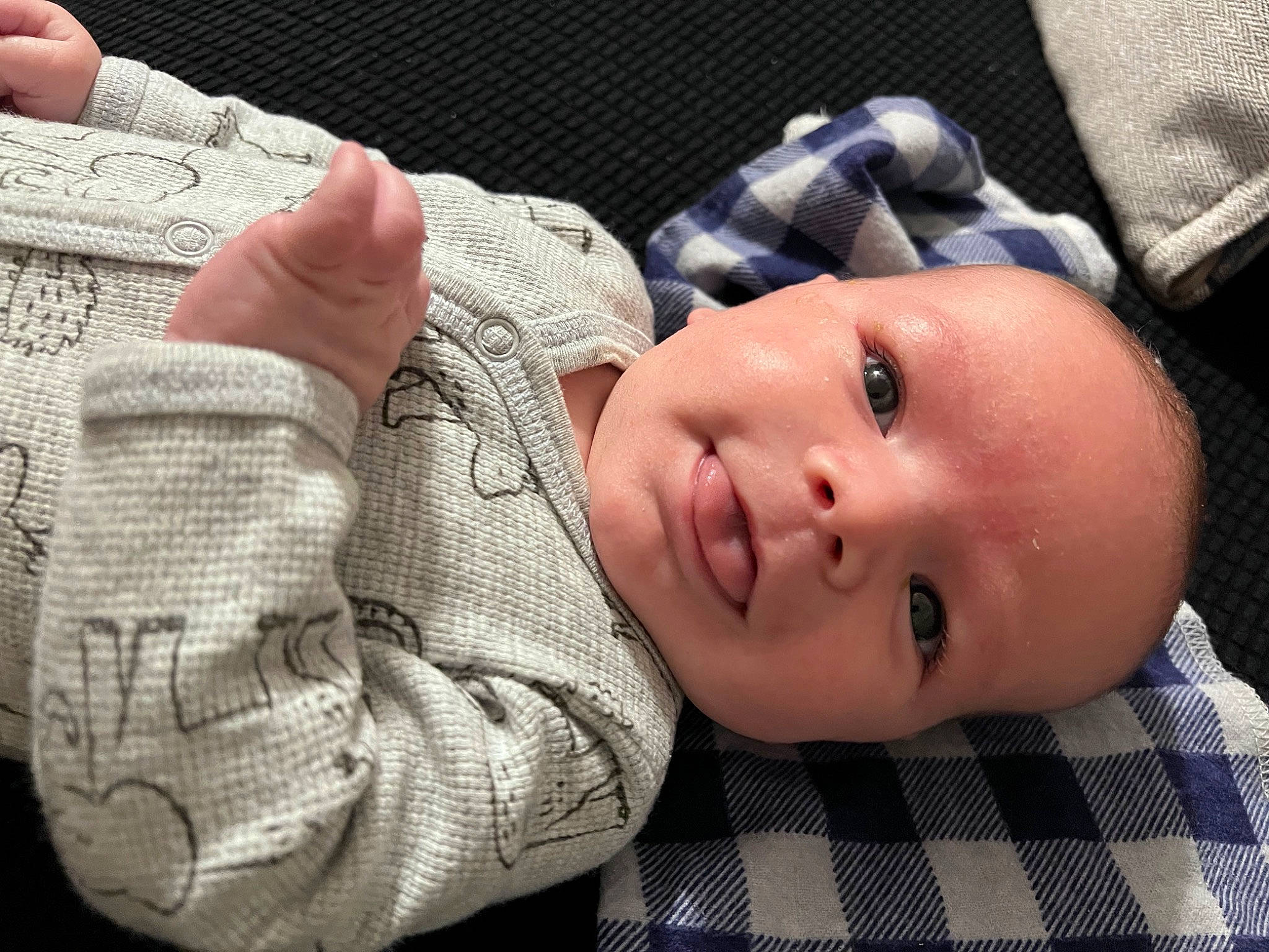 Cody joined the competition — help win amazing prizes! baby, baby_toddler_clothing, cheek, comfort, eye, face, finger, gesture, hand, headgear, iris, lip, mammal, mouth, nose, person, product, skin, sleeve, textile