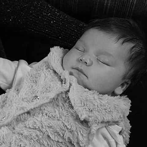 Maddilynn joined the competition — help win amazing prizes! beauty, black, black_and_white, cheek, child, day, emotion, eye, girl, head, infant, monochrome_photography, nose, person, photograph, photography, skin, smile, snapshot, toddler