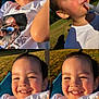 Jayden is registered to the contest to win money with this photo: child, toddler, smiling, outdoor, sunlight, white_shirt, portrait, happy, grass, blue_sky, face, close_up, expression, daylight, cute, person, photography, young_child, casual_clothing, nature