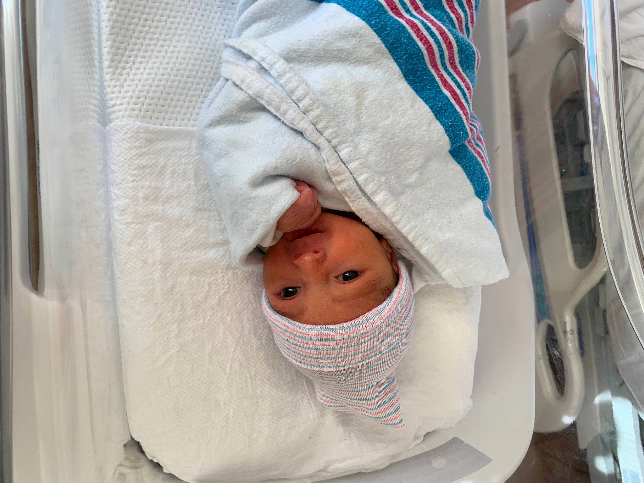 Joaquin joined the competition — help win amazing prizes! baby, baby_products, baby_toddler_clothing, comfort, headwear, linens, person, textile