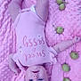 Kaÿla joined the competition — help win amazing prizes! baby, infant, pink_blanket, green_pears, onesie, soft_texture, lying_down, cute, child, portrait, food, fruit, indoor, young, baby_clothing, relaxing, pastel_colors, peaceful, small_child, adorable