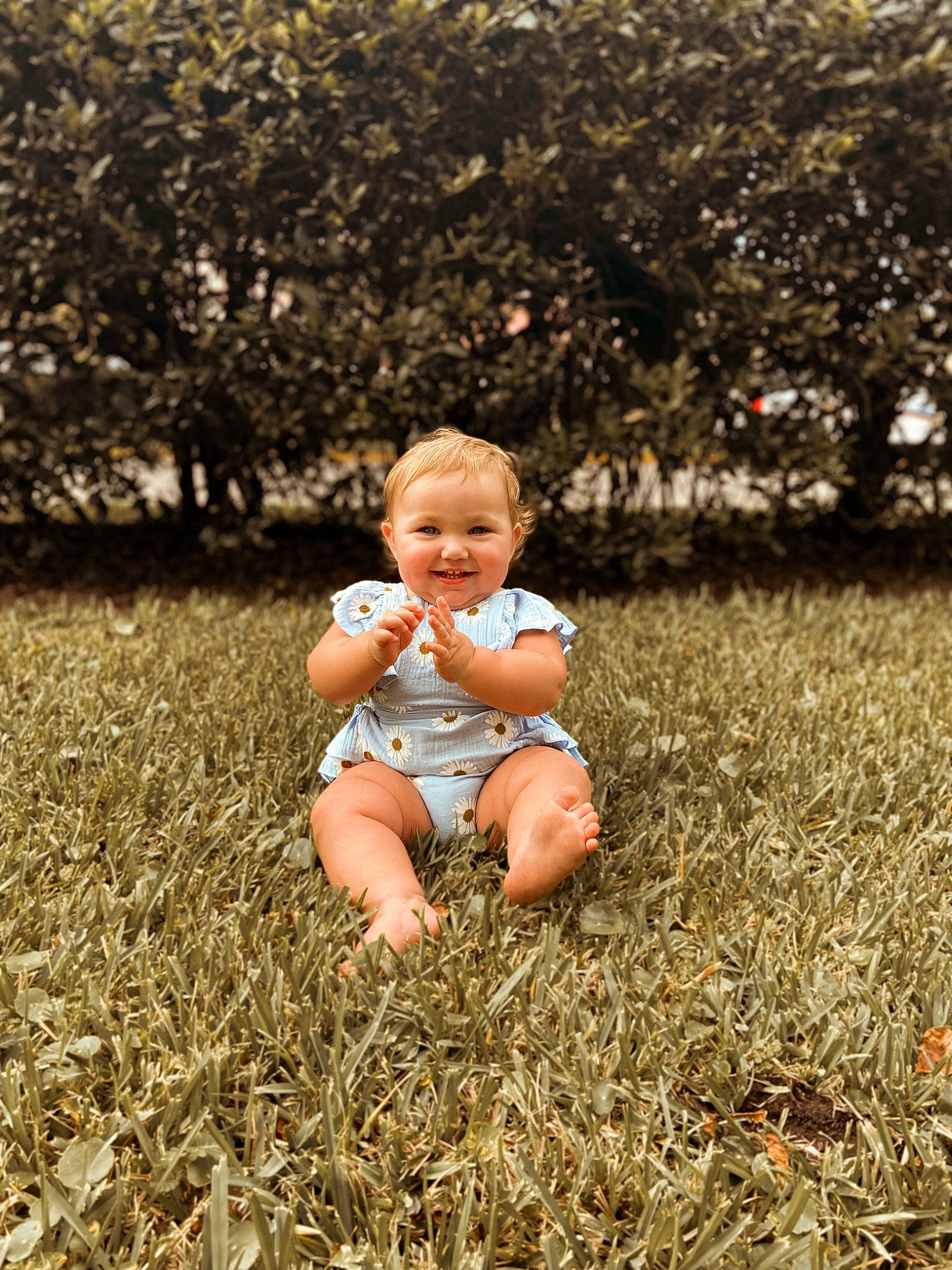 Kaelynn joined the competition — help win amazing prizes! baby, baby_toddler_clothing, ball, branch, flash_photography, fun, grass, grass_family, happy, joy, leaf, leg, meadow, people_in_nature, person, plant, playing_with_kids, standing, toddler, tree