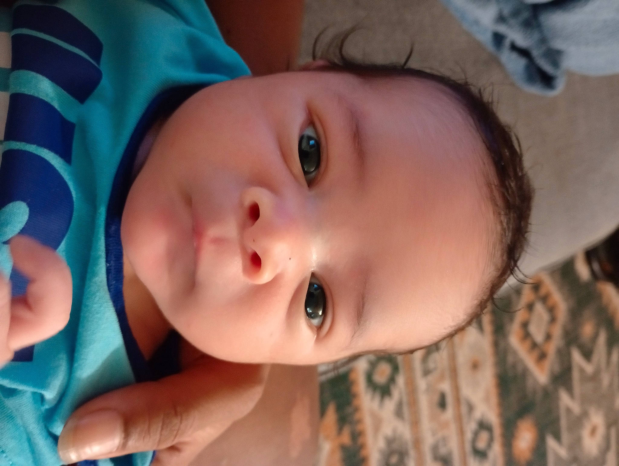 Makya is registered to the contest to win money with this photo: baby, baby_toddler_clothing, cheek, child, chin, eyebrow, eyelash, flash_photography, forehead, fun, grass, happy, iris, lip, mouth, nose, person, plant, skin, smile