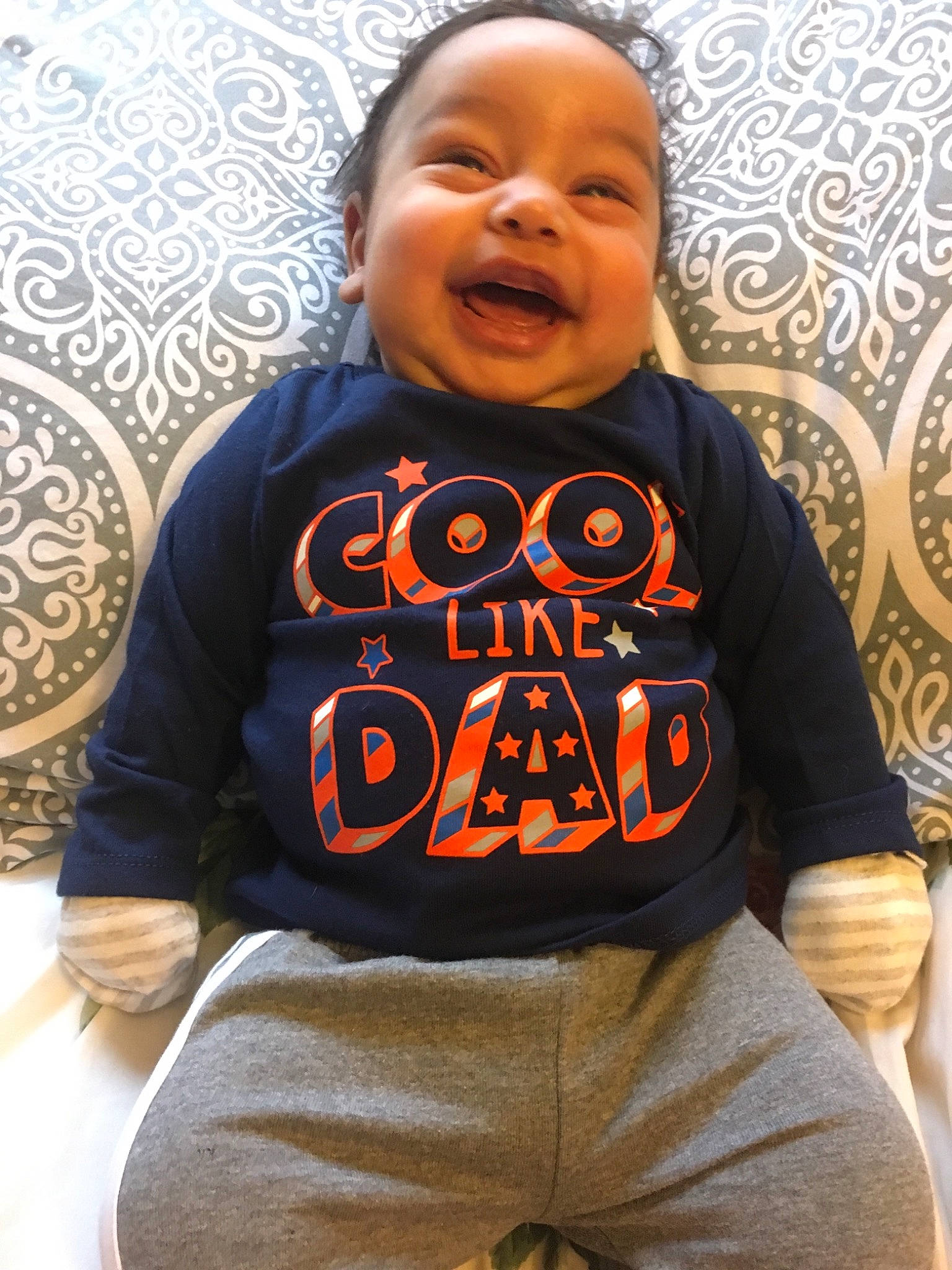 Kaiden Carter joined the competition — help win amazing prizes! baby, child, cool, outerwear, person, sleeve, smile, t_shirt, toddler