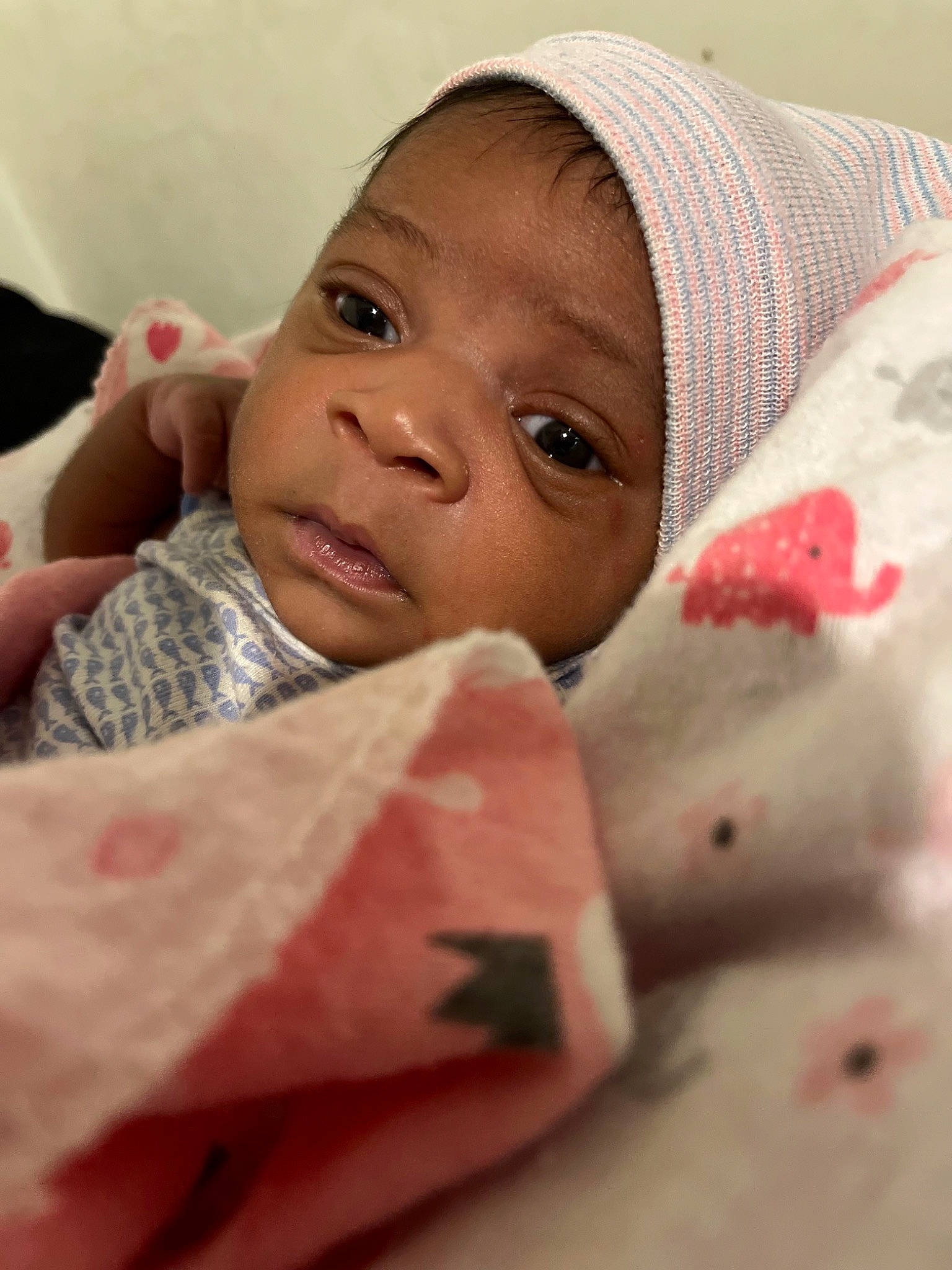 Jakaylin is registered to the contest to win money with this photo: baby, beauty, cheek, child, chin, comfort, eyebrow, finger, gesture, happy, linens, lip, mouth, nose, person, pink, skin, sleeve, smile, textile