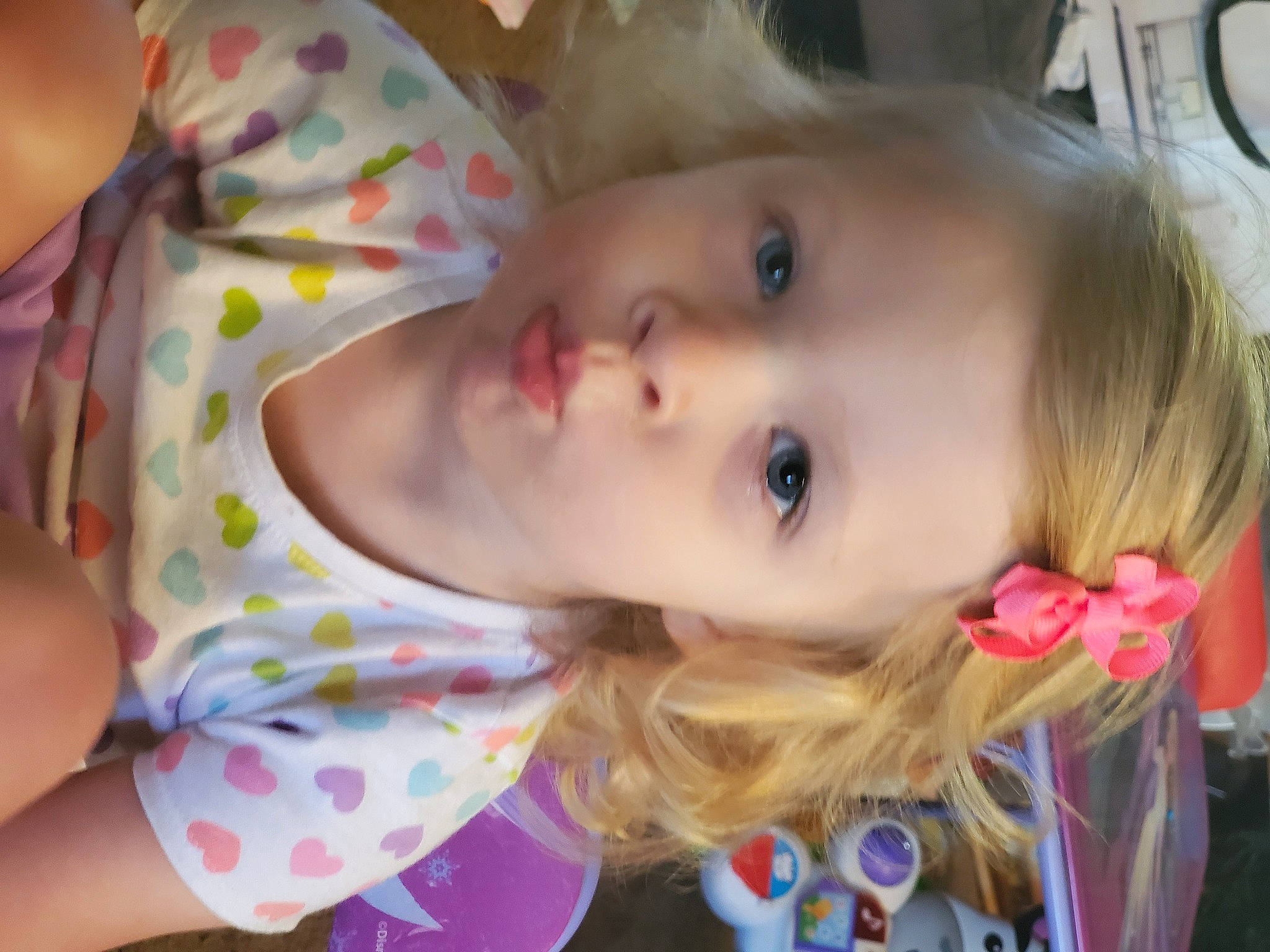 Olivia joined the competition — help win amazing prizes! baby_toddler_clothing, beauty, cheek, chin, eye, eyebrow, eyelash, face, fun, grass, happy, iris, lip, mouth, nose, person, pink, plant, skin, sleeve