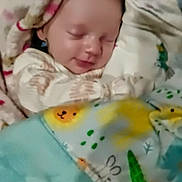 Krimson is registered to the contest to win money with this photo: baby, blanket, sleeping, infant, cozy, face, cute, animal_print, soft, child, bedtime, comfort, warm, pajamas, rest, peaceful, young, covered, indoors, toddler