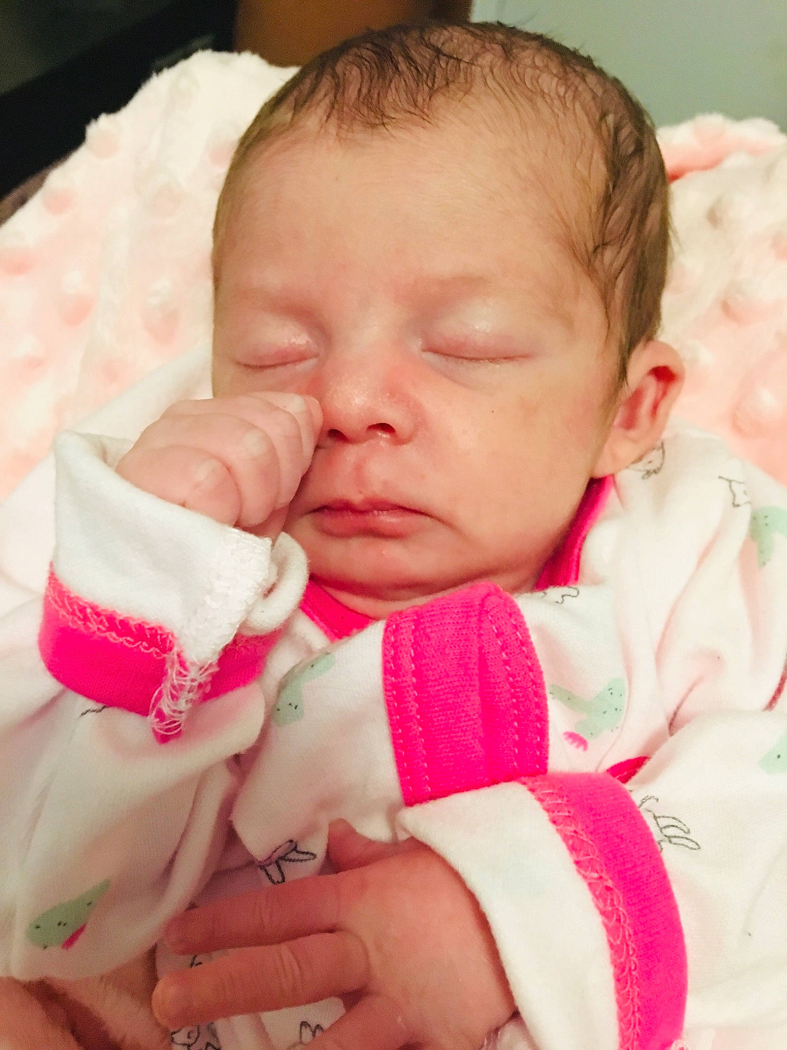Brook Lyn joined the competition — help win amazing prizes! baby, baby_products, baby_sleeping, birth, cheek, child, finger, hand, lip, mouth, nose, person, pink, skin, toddler