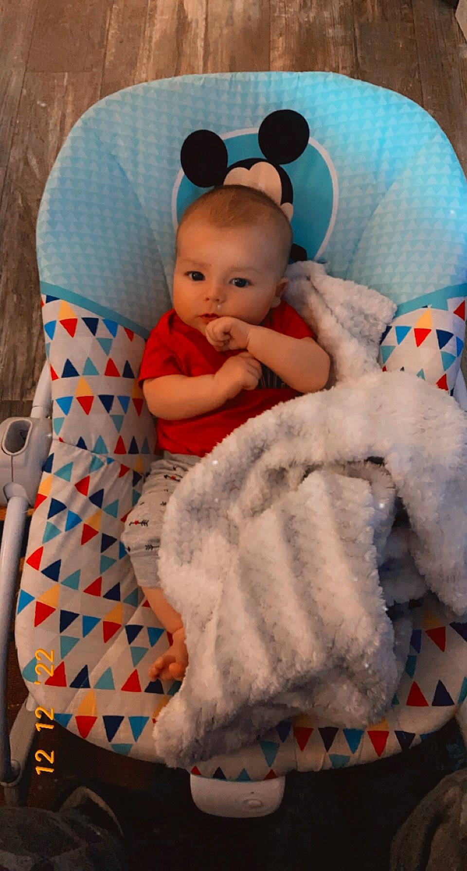 Easton joined the competition — help win amazing prizes! baby, baby_products, baby_sleeping, baby_toddler_clothing, child, comfort, happy, linens, pattern, person, pink, plush, room, sitting, skin, sleeve, stuffed_toy, teddy_bear, textile, toddler