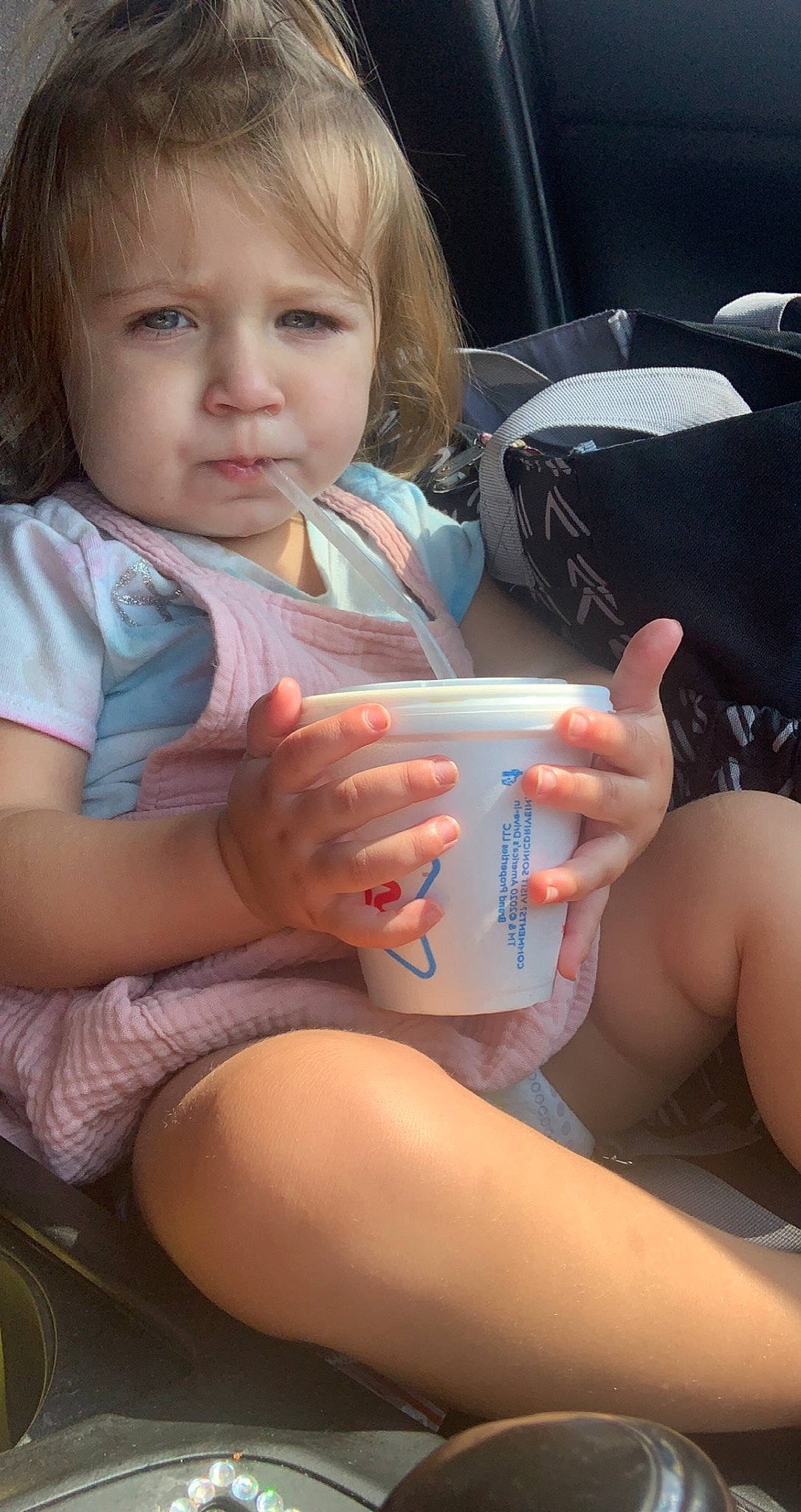 Mackenzie joined the competition — help win amazing prizes! abdomen, blond, chest, comfort, finger, fun, hairstyle, hand, happy, human_body, human_leg, lap, leisure, long_hair, nail, person, skin, thigh, thumb, toddler