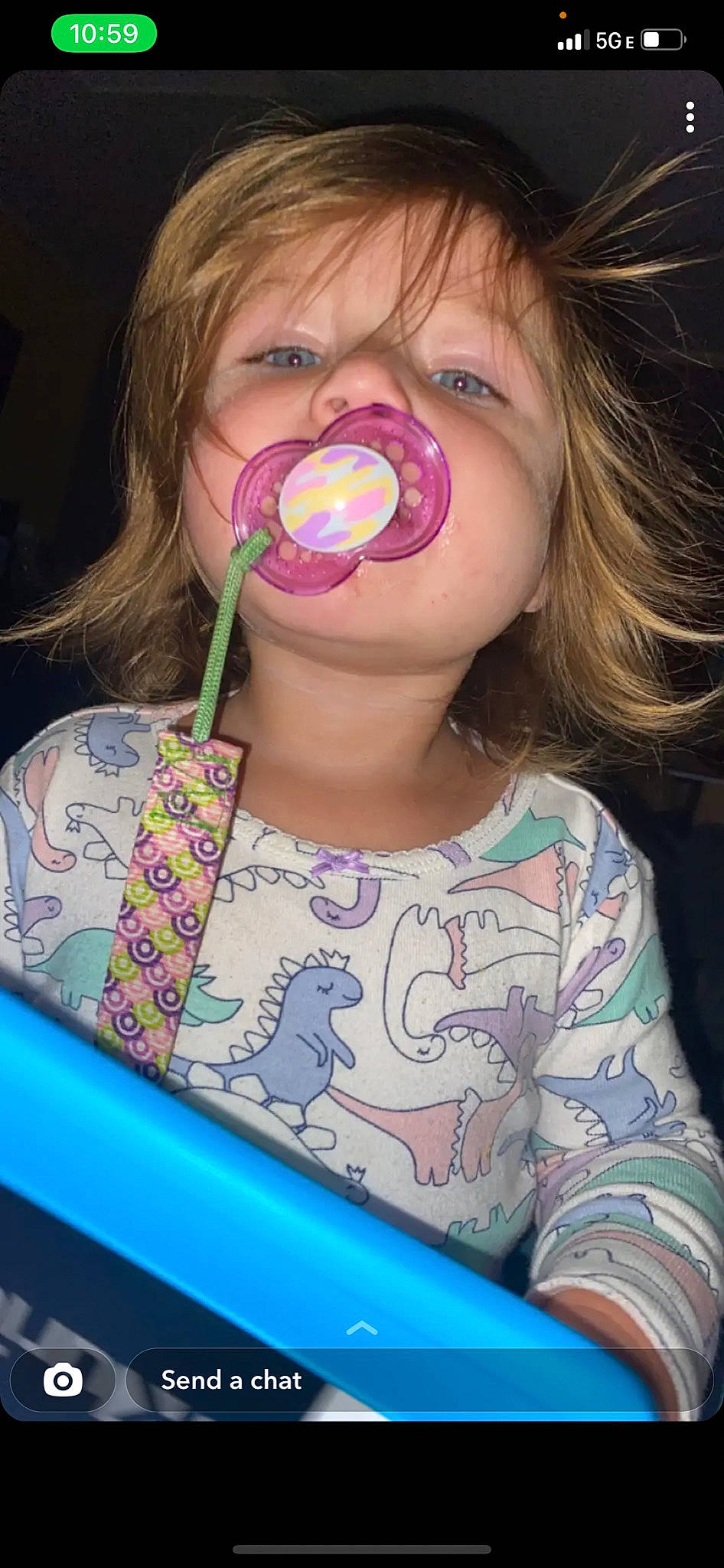 Mackenzie joined the competition — help win amazing prizes! baby_toddler_clothing, blue, cheek, cool, ear, eyelash, finger, hairstyle, human_body, iris, lip, mouth, neck, nose, organ, person, pink, purple, skin, smile