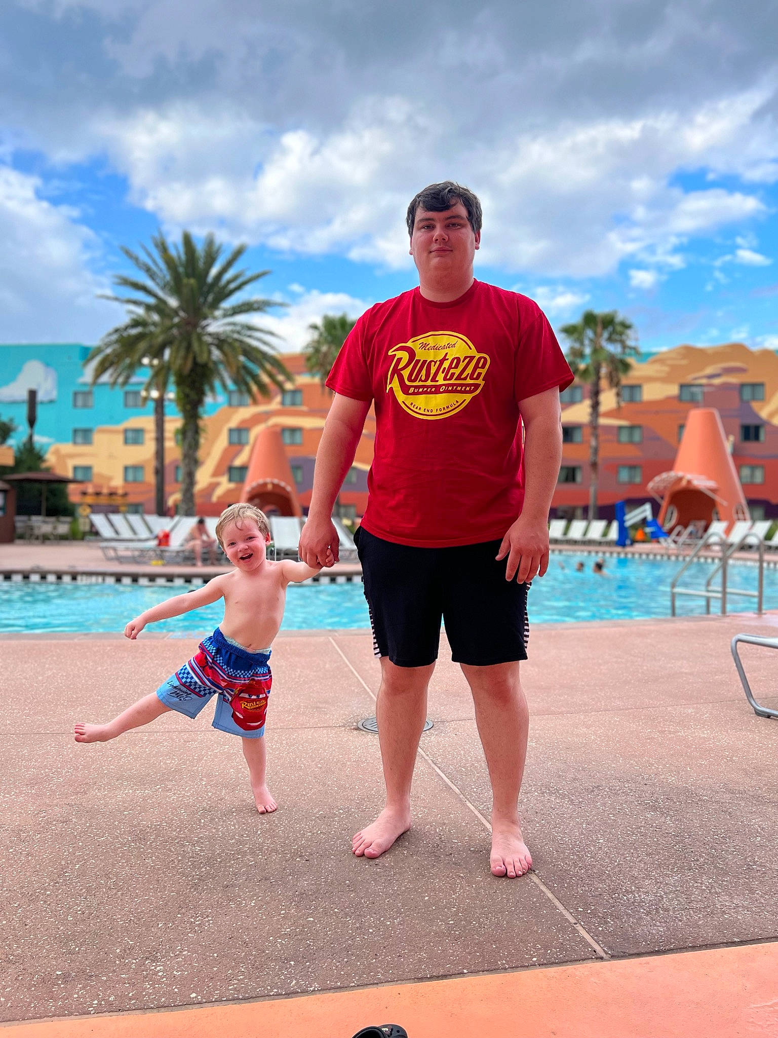 Carter Blake joined the competition — help win amazing prizes! barefoot, blue, board_short, cloud, event, fun, happy, joy, leisure, palm_tree, people_on_beach, person, recreation, shorts, sky, summer, t_shirt, thigh, travel, tree