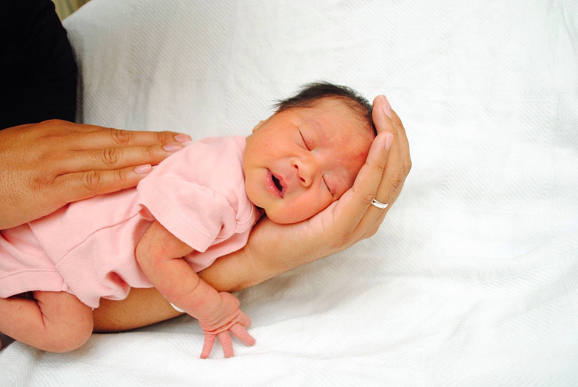 Celestine Anne is registered to the contest to win money with this photo: cheek, child, finger, hand, infant, person, skin, smile, toddler